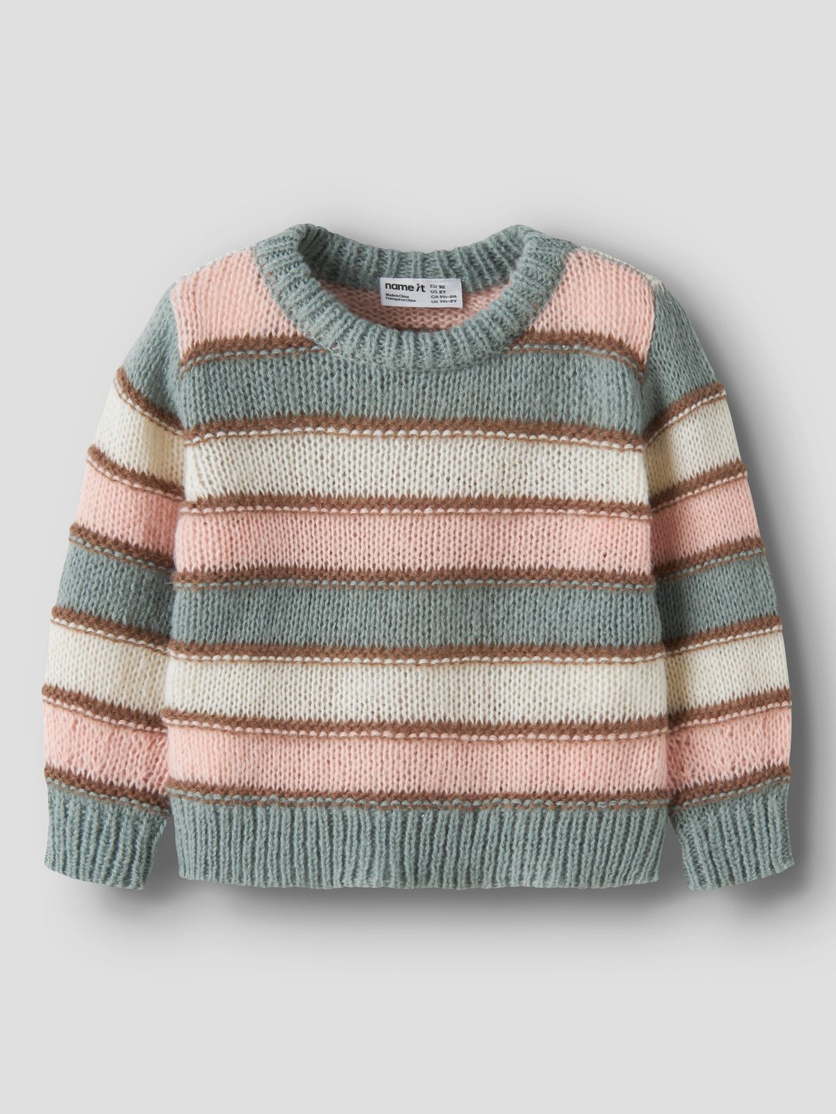 Name It Lernort - LS Knit - Green Milieu