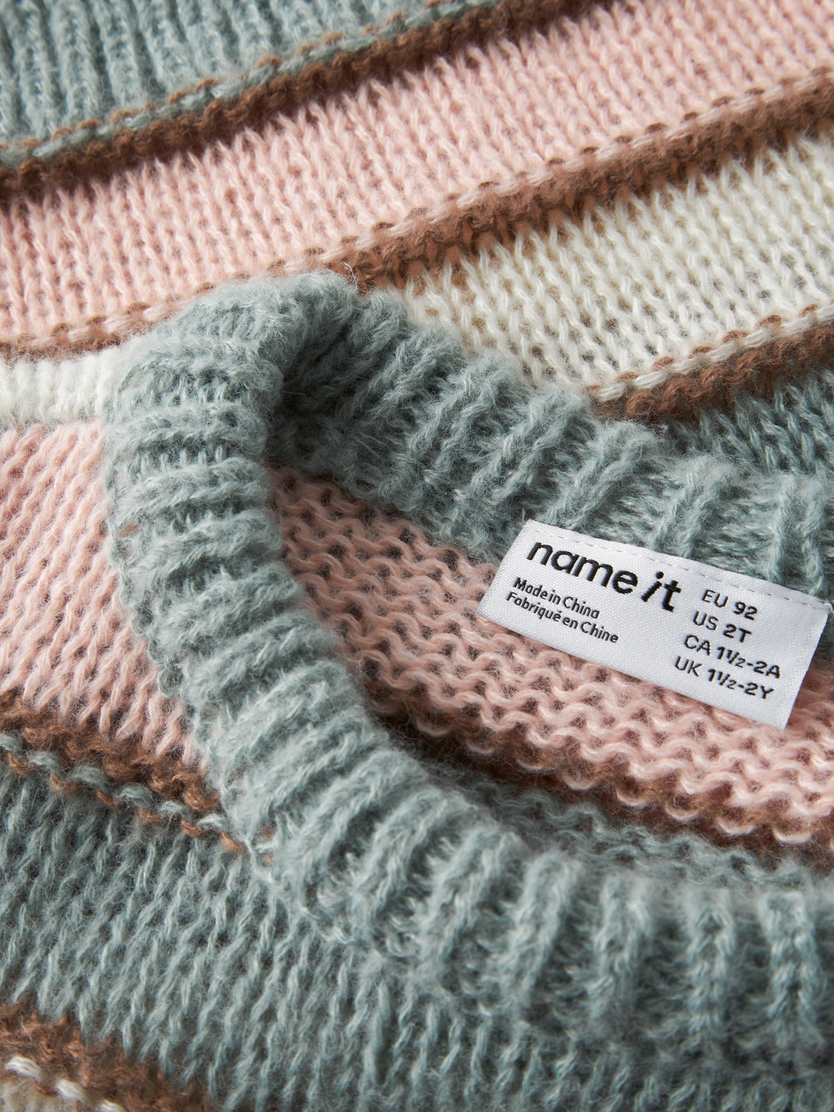 Name It Lernort - LS Knit - Green Milieu