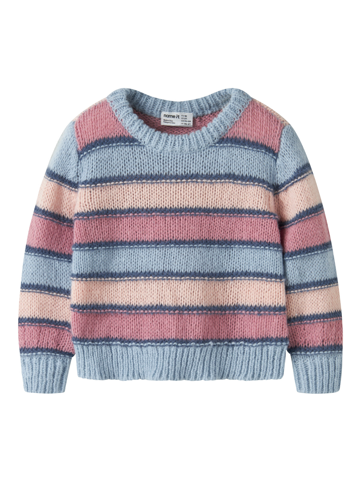 Name It Lernort - LS Knit - Subdued Blue