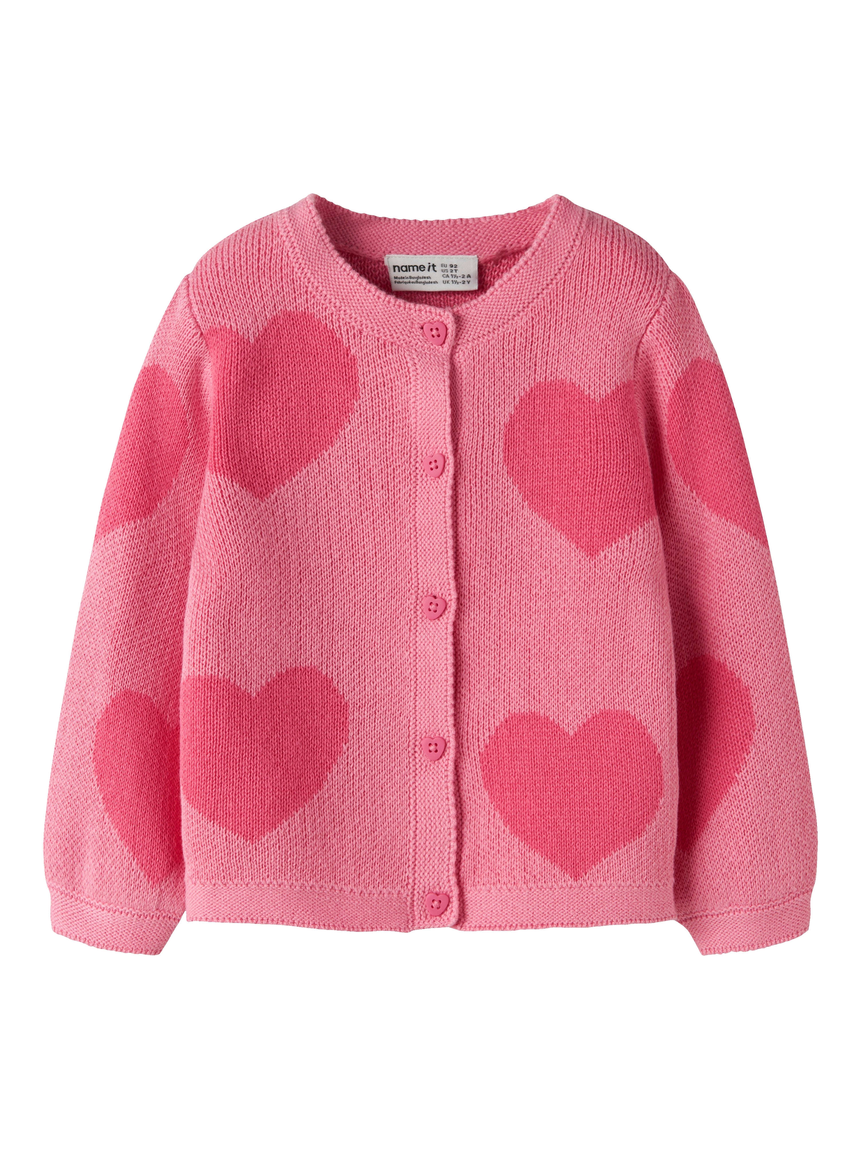 Name It Lianax - LS Knis Cardigan - Flowering Ginger