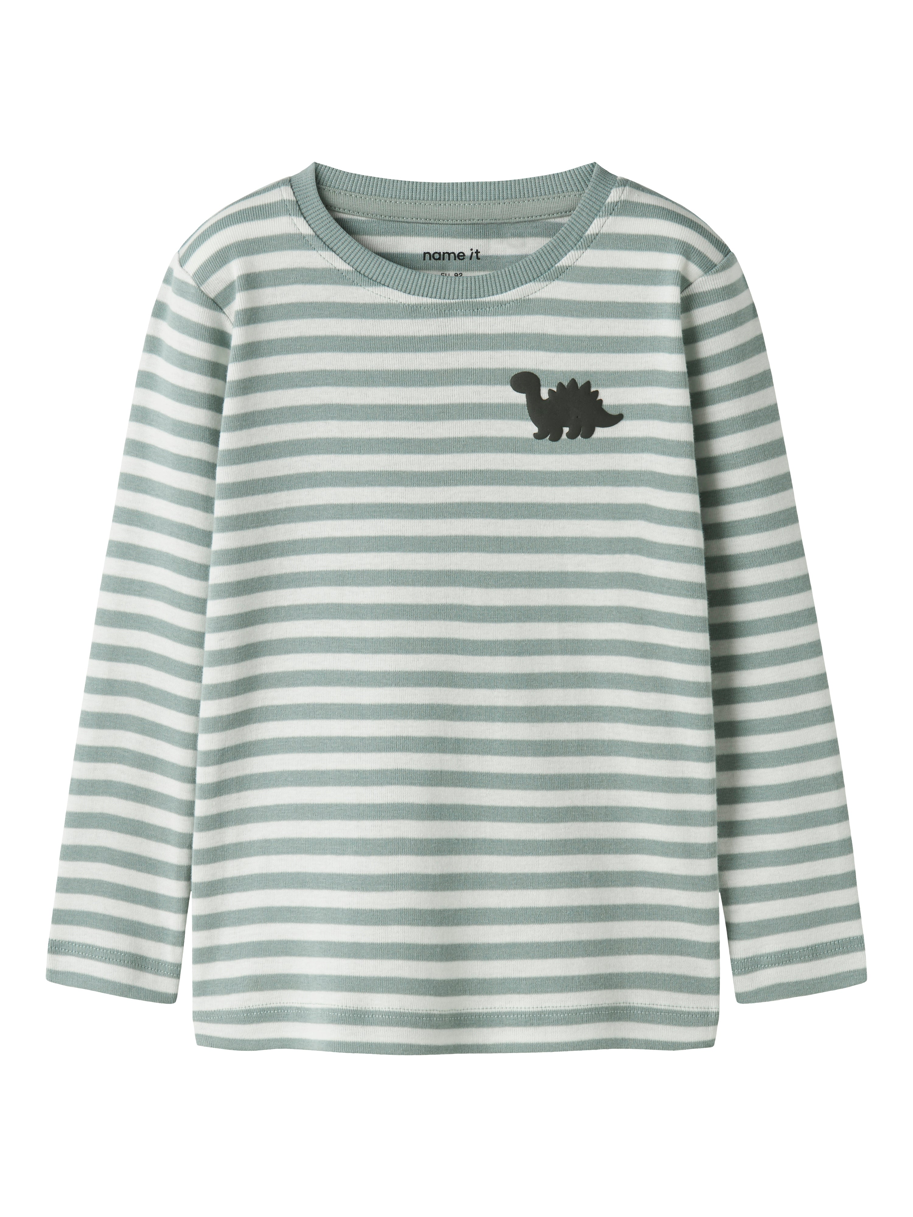 Name It Villy - LS Slim Top - Green Milieu
