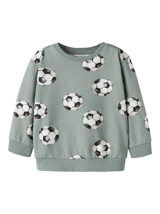 Name It Louie - LS Sweatshirt - Green Milieu