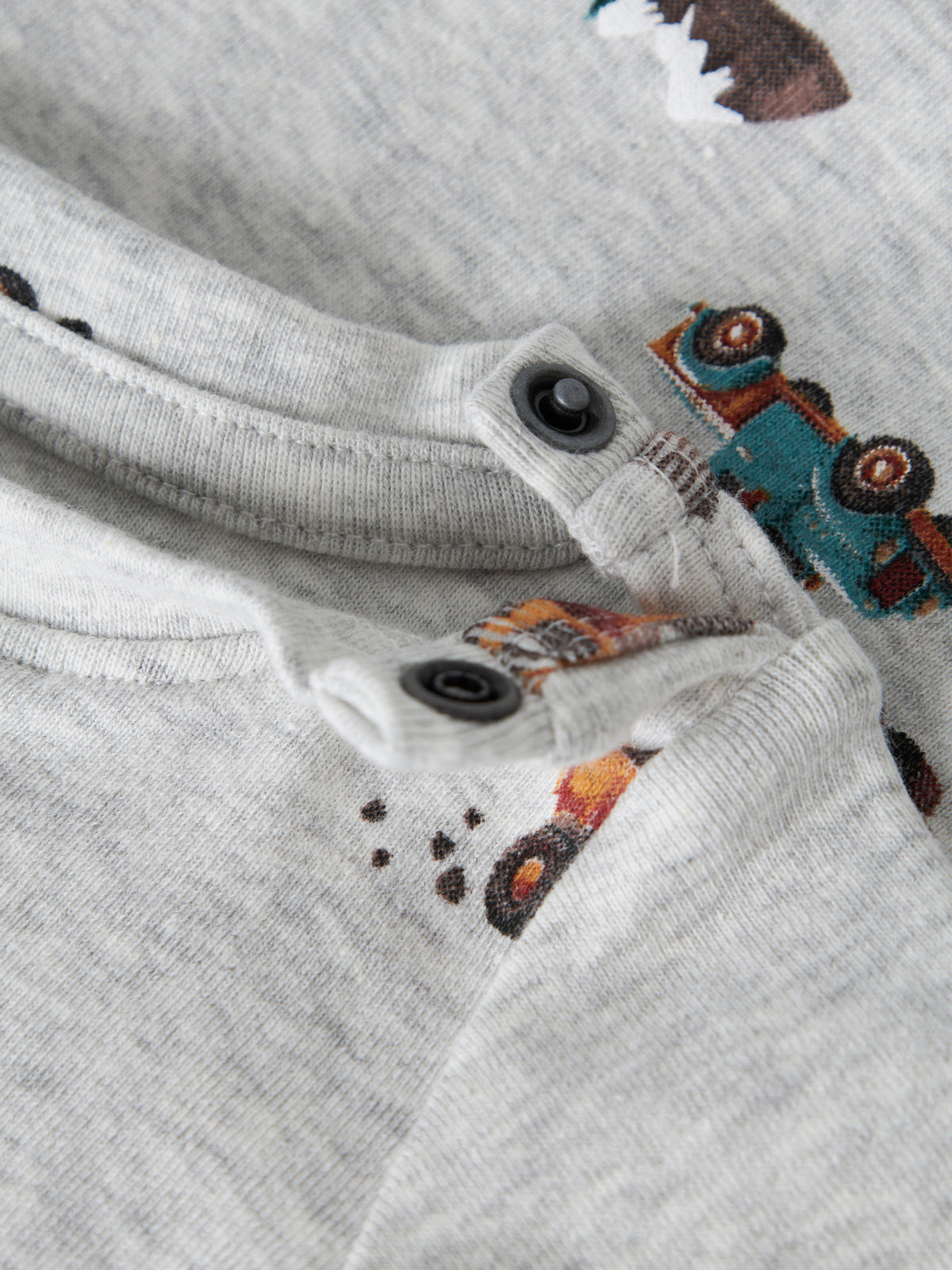 Name It Ozias - LS Slim Body - Light Grey Melange