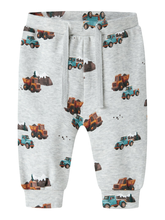 Name It Ozias - Pant - Light Grey Melange