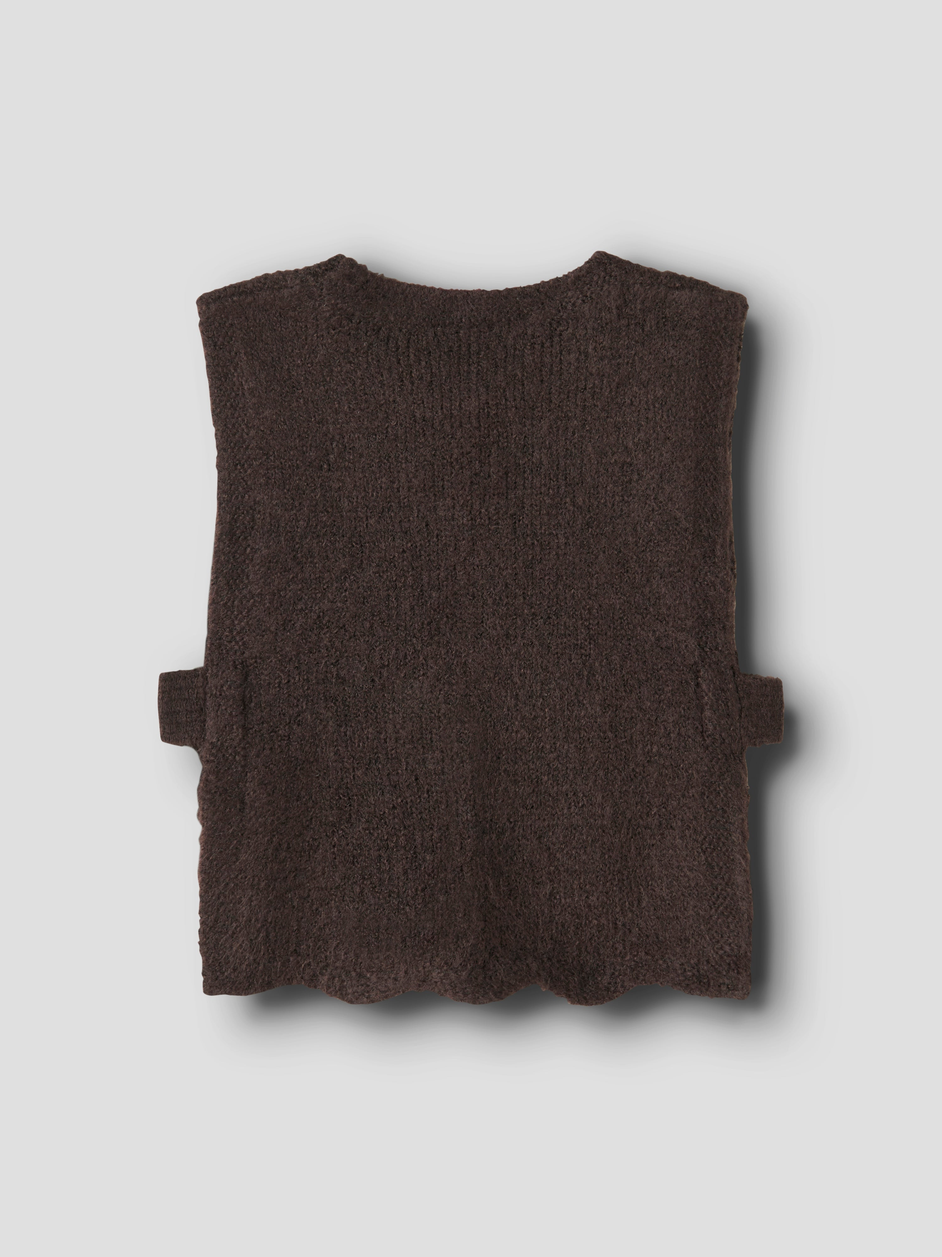 Name It - Lea Knit Vest - Chocolate Plum