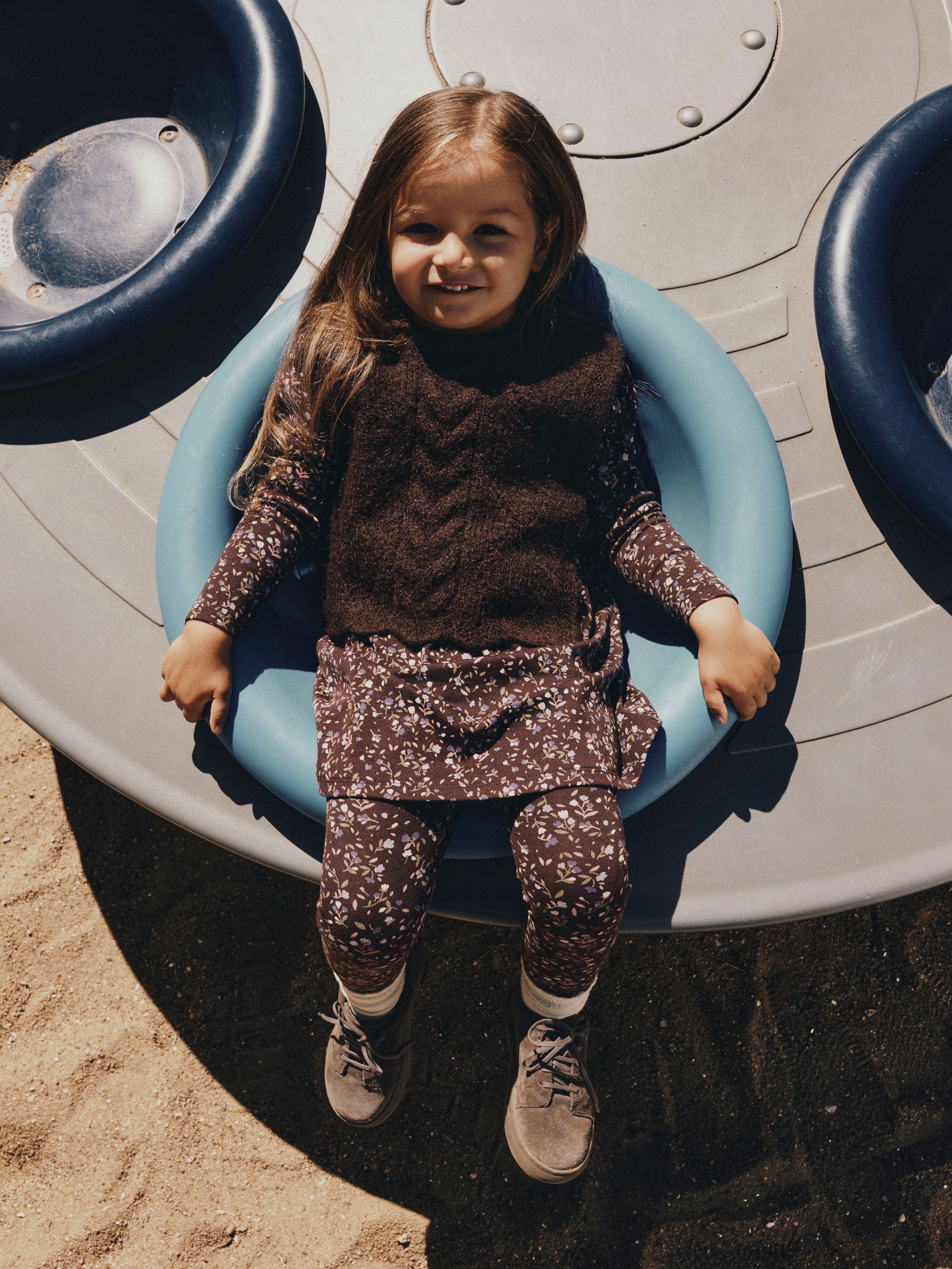 Name It - Lea Knit Vest - Chocolate Plum