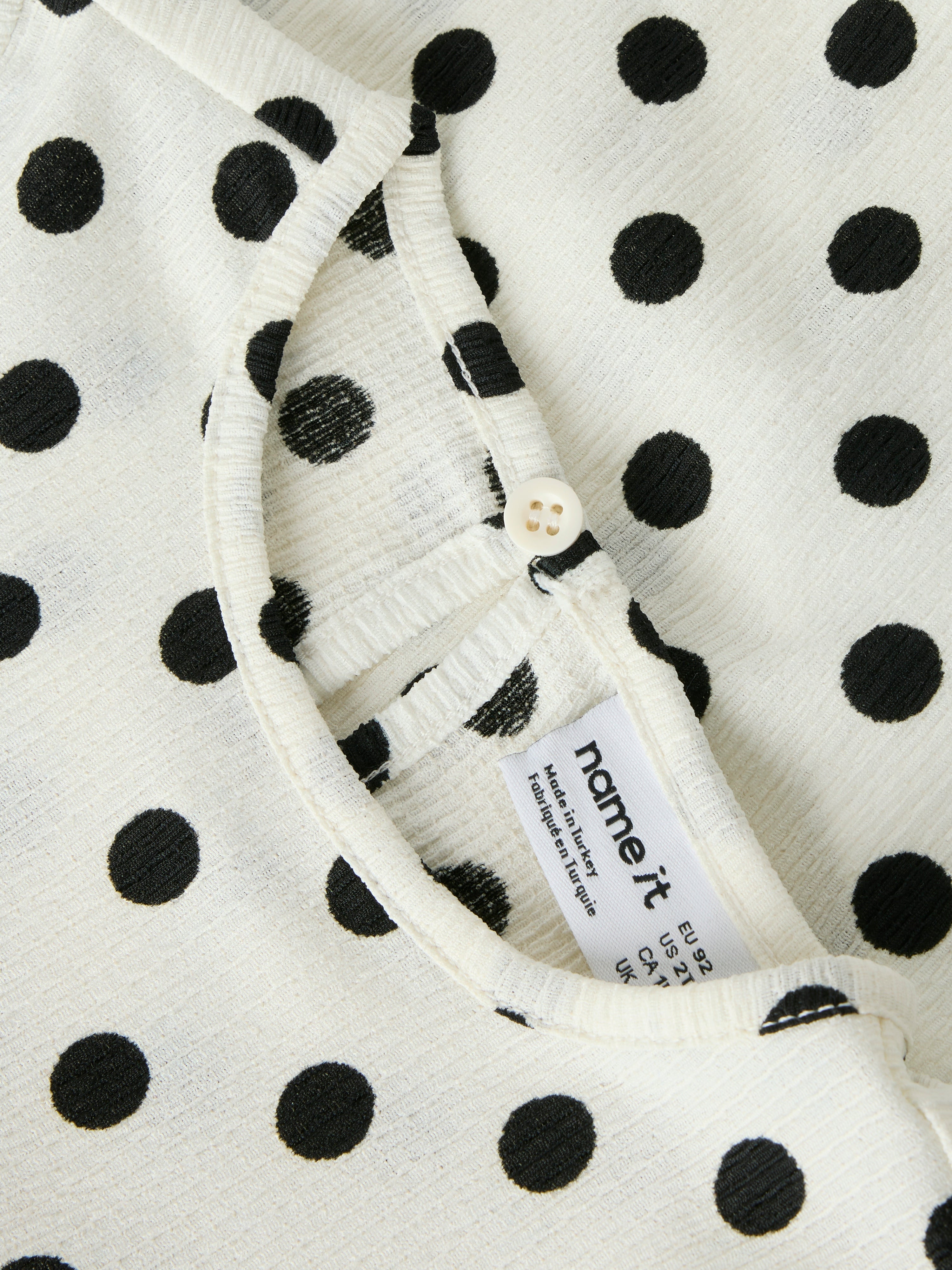 Name It Sallie LS Top - Cloud Dancer