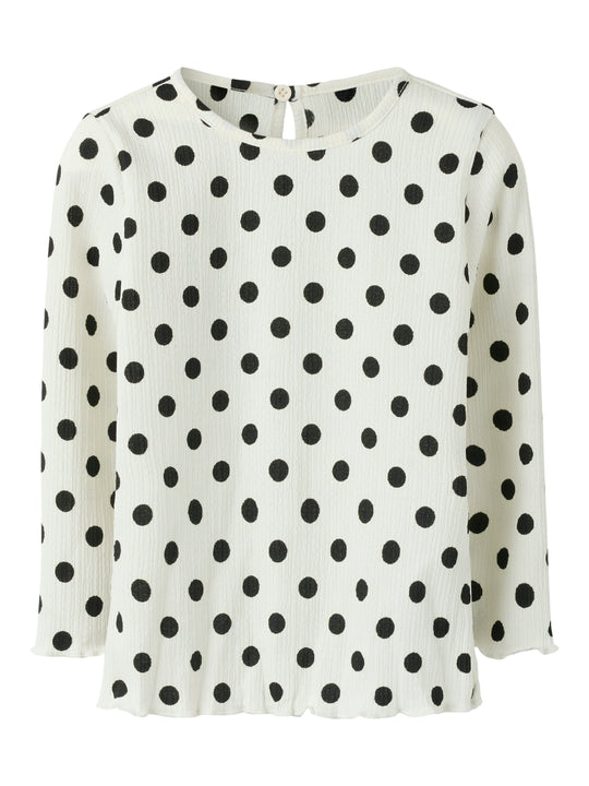 Name It Sallie LS Top - Cloud Dancer