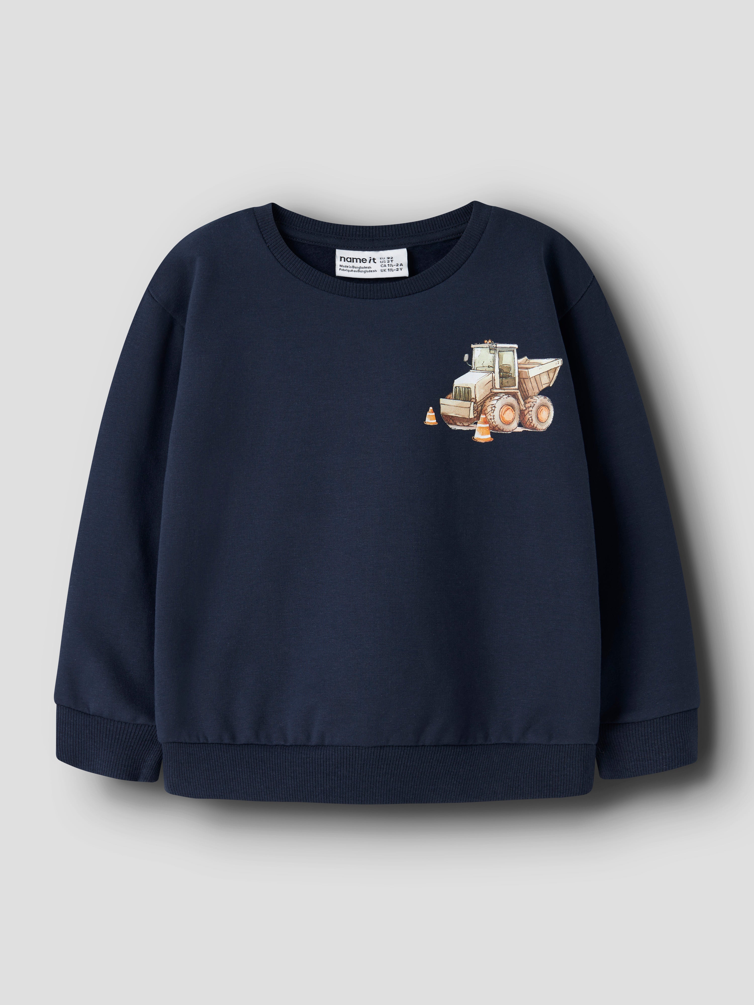 Name It - Nelson LS NReg Sweat - Navy Blazer