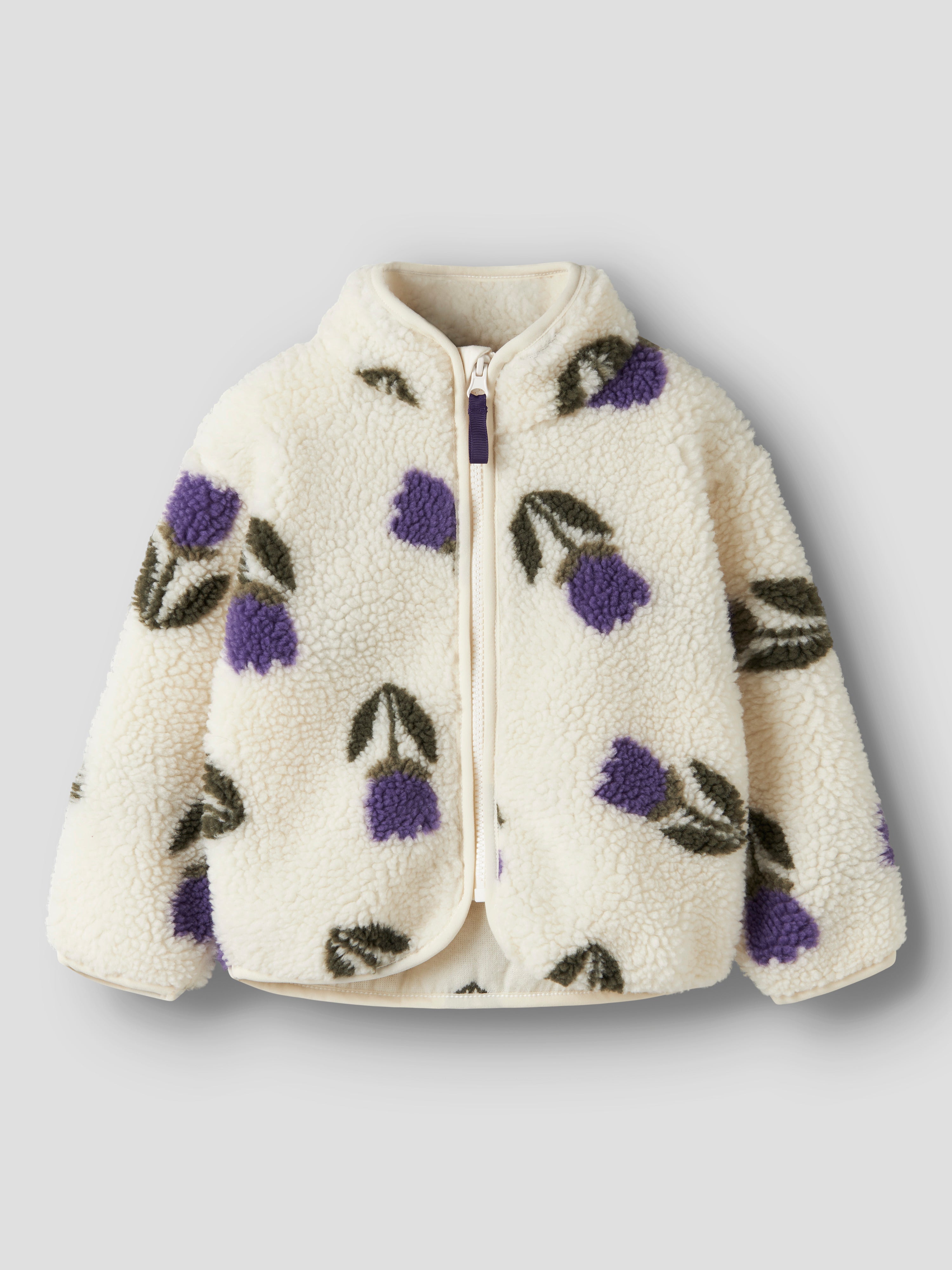 Name It - Onelda Teddy Cardigan - Antique White