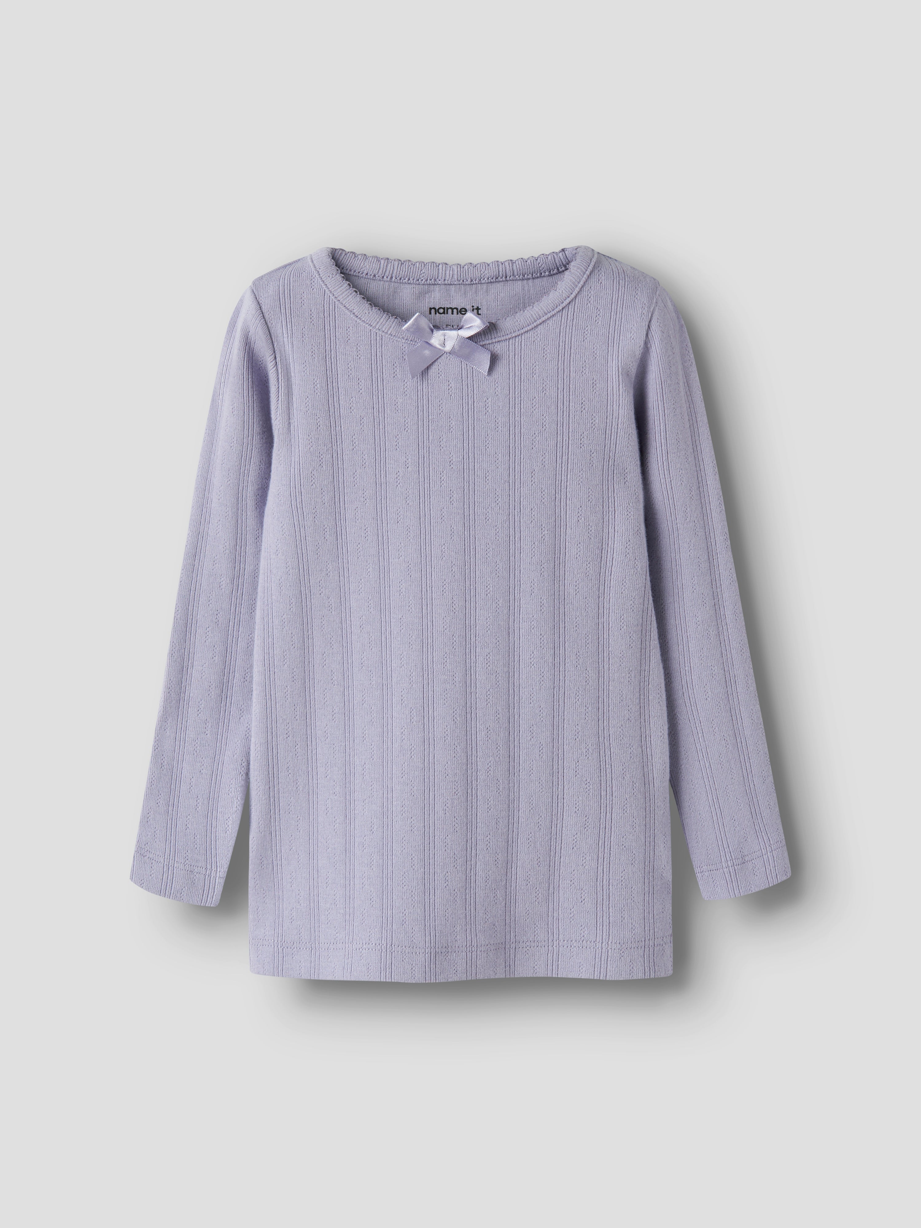 Name It Olene - LS Slim Top - Heirloom Lilac