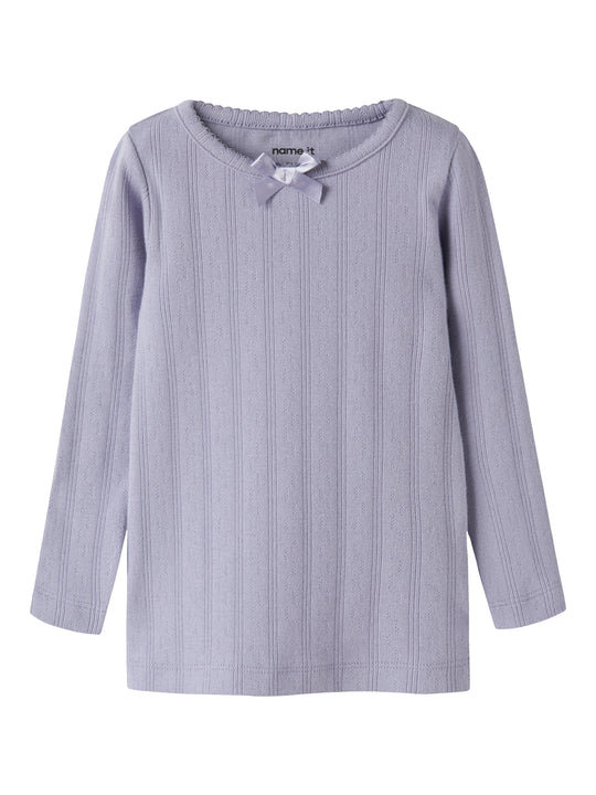 Name It Olene - LS Slim Top - Heirloom Lilac
