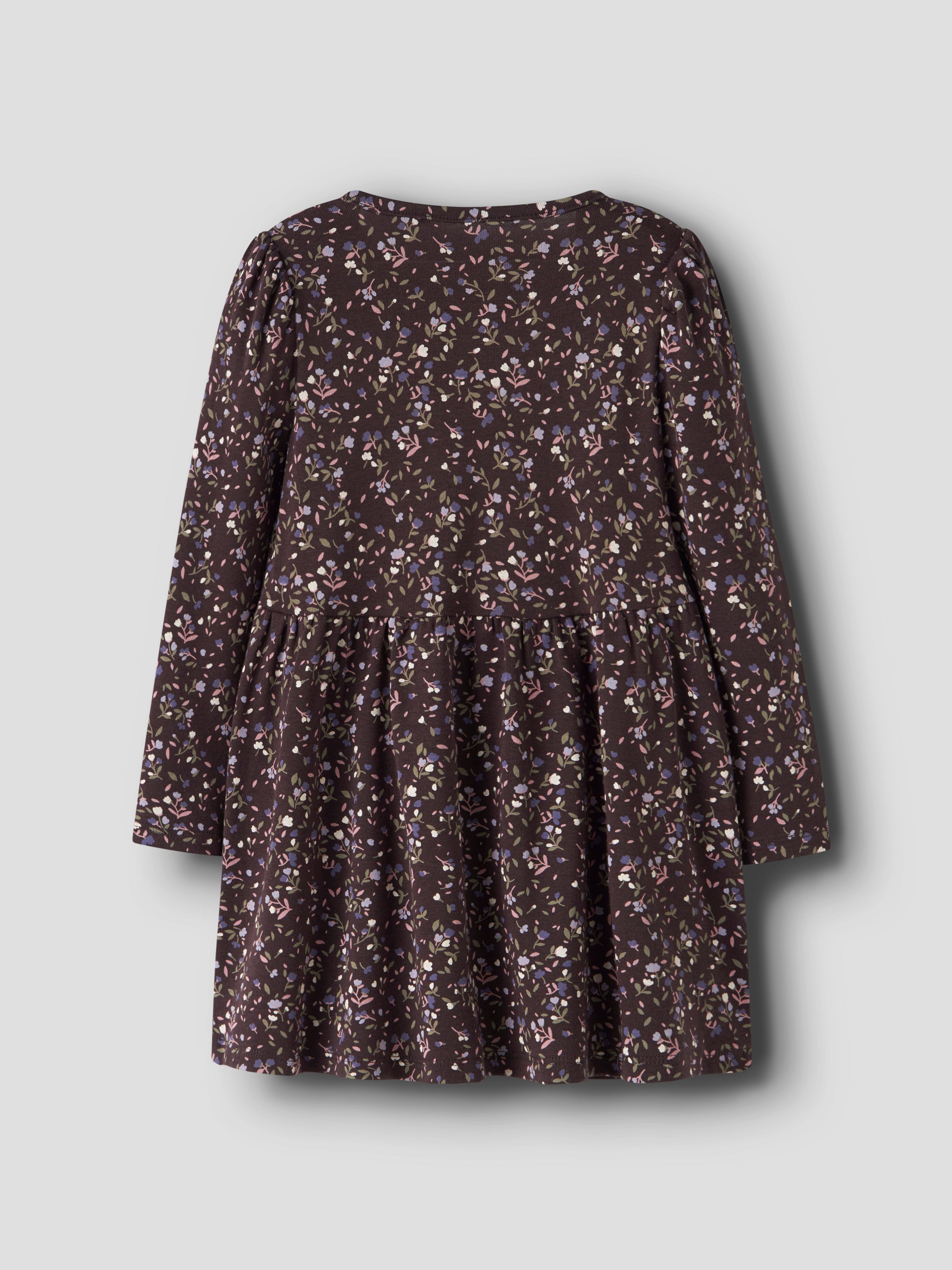 Name It Oceana - LS Dress - Chocolate Plum
