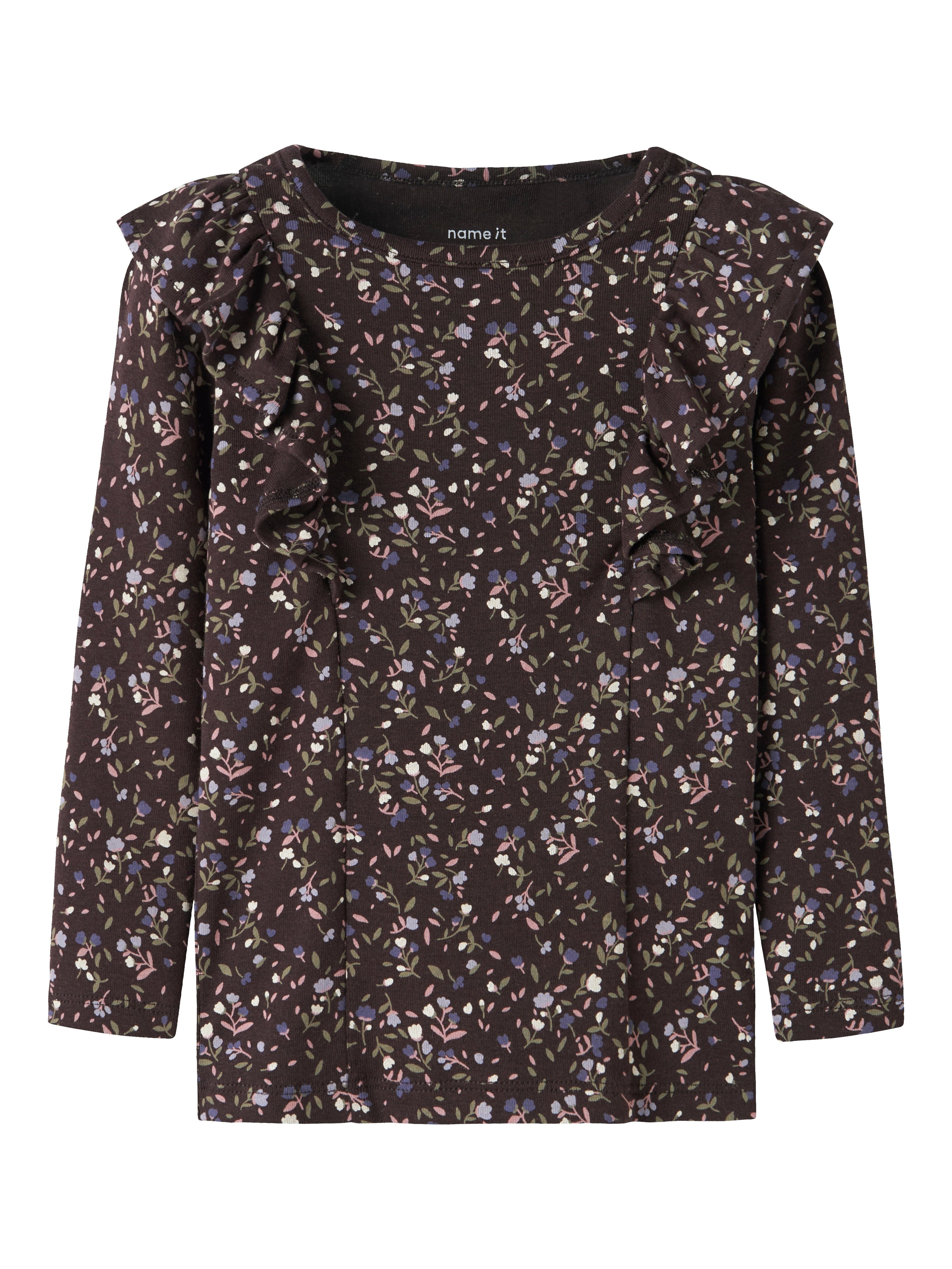 Name It Oceana - LS Top - Chocolate Plum
