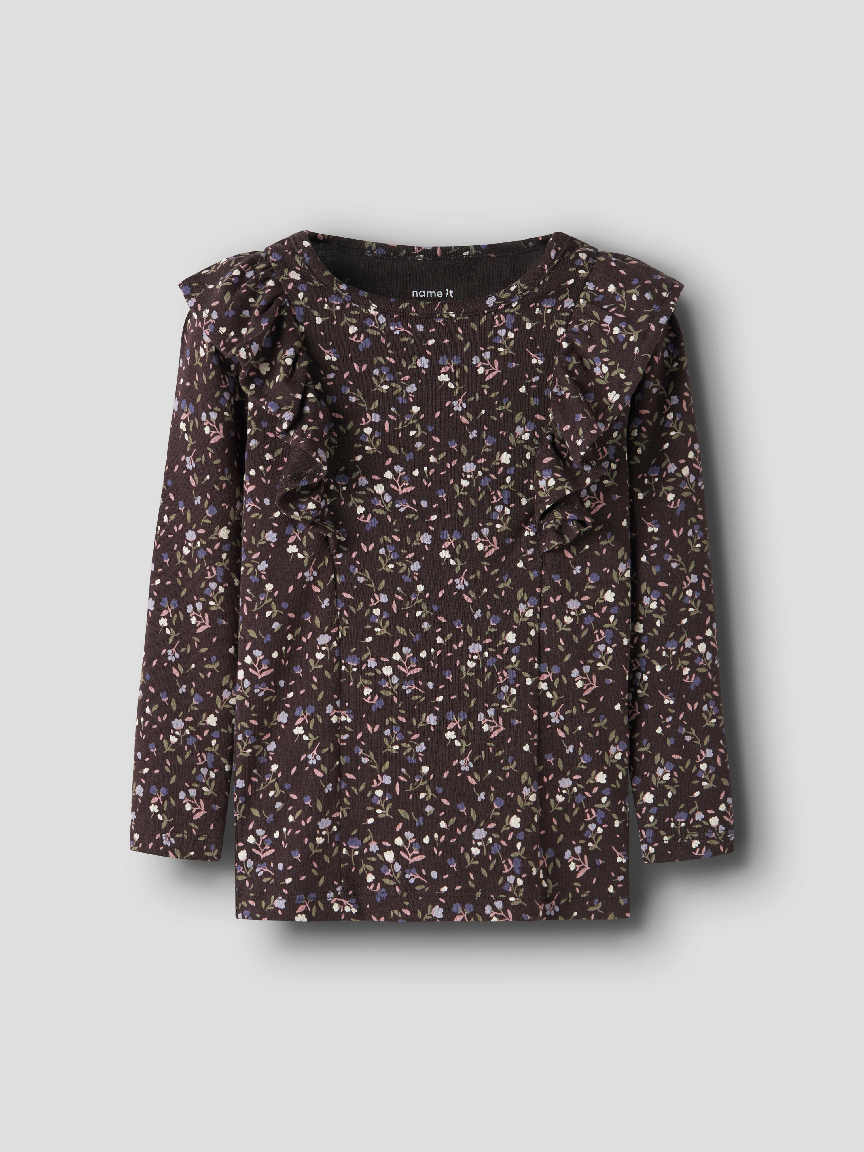Name It Oceana - LS Top - Chocolate Plum
