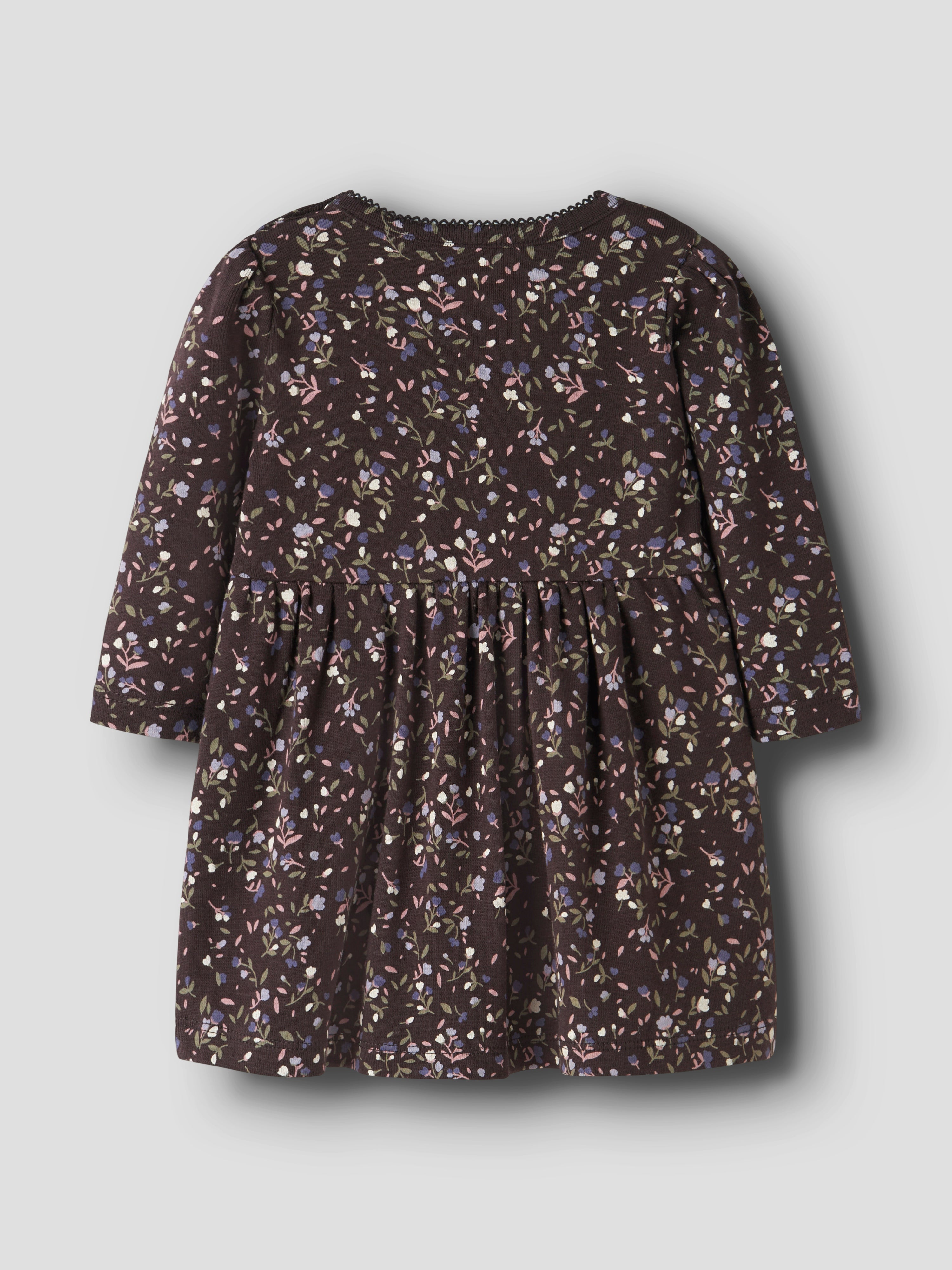 Name It Oceana- LS Dress - Chocolate Plum