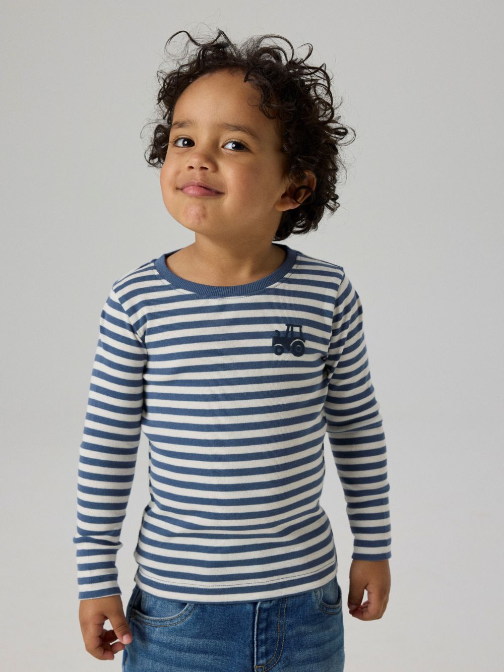 Name It Villy - LS Slim Top - Vintage Indigo