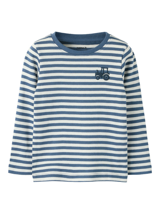 Name It Villy - LS Slim Top - Vintage Indigo