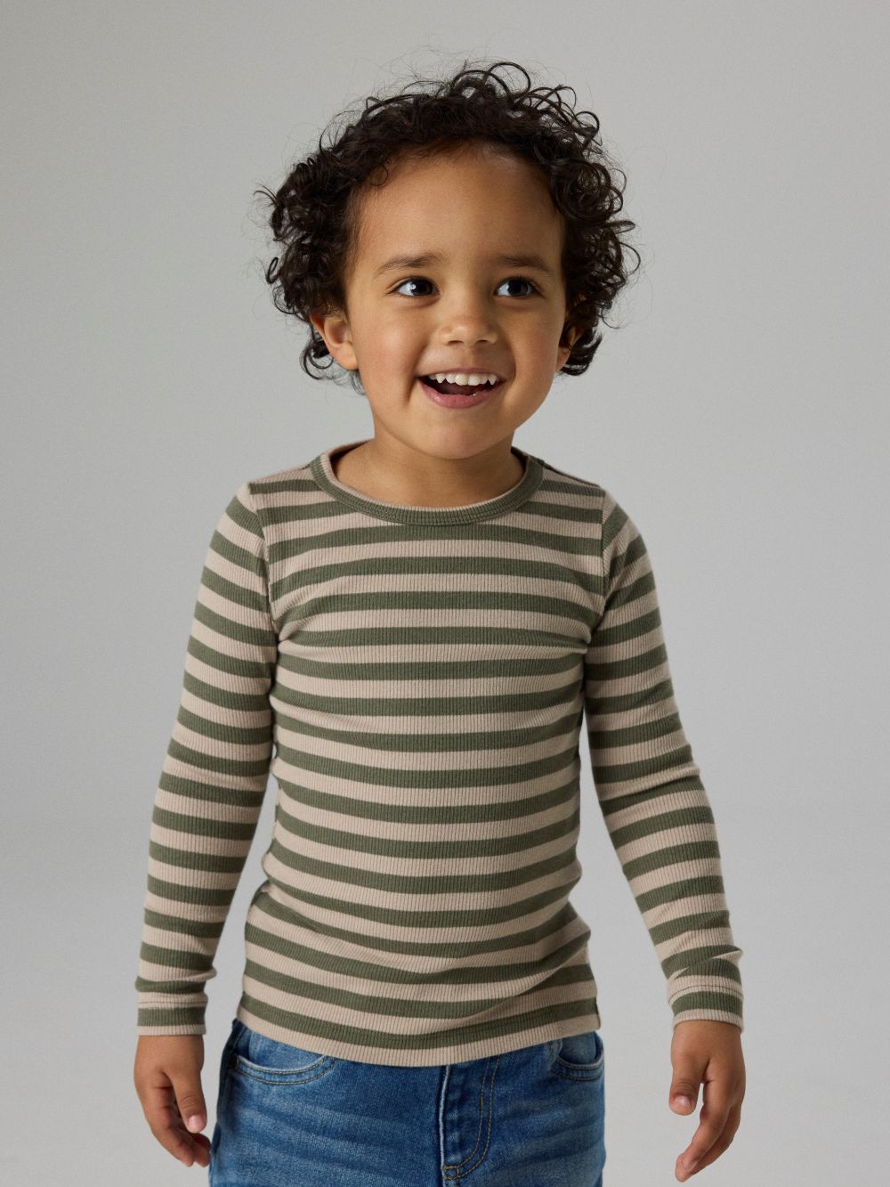 Name It Banio - Ls Shirt Noos - Dusty Olive
