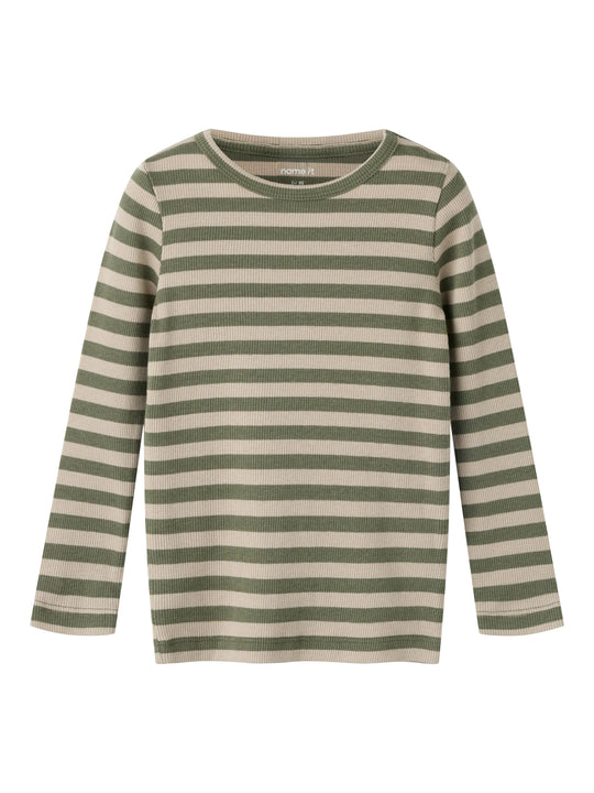 Name It Banio - Ls Shirt Noos - Dusty Olive