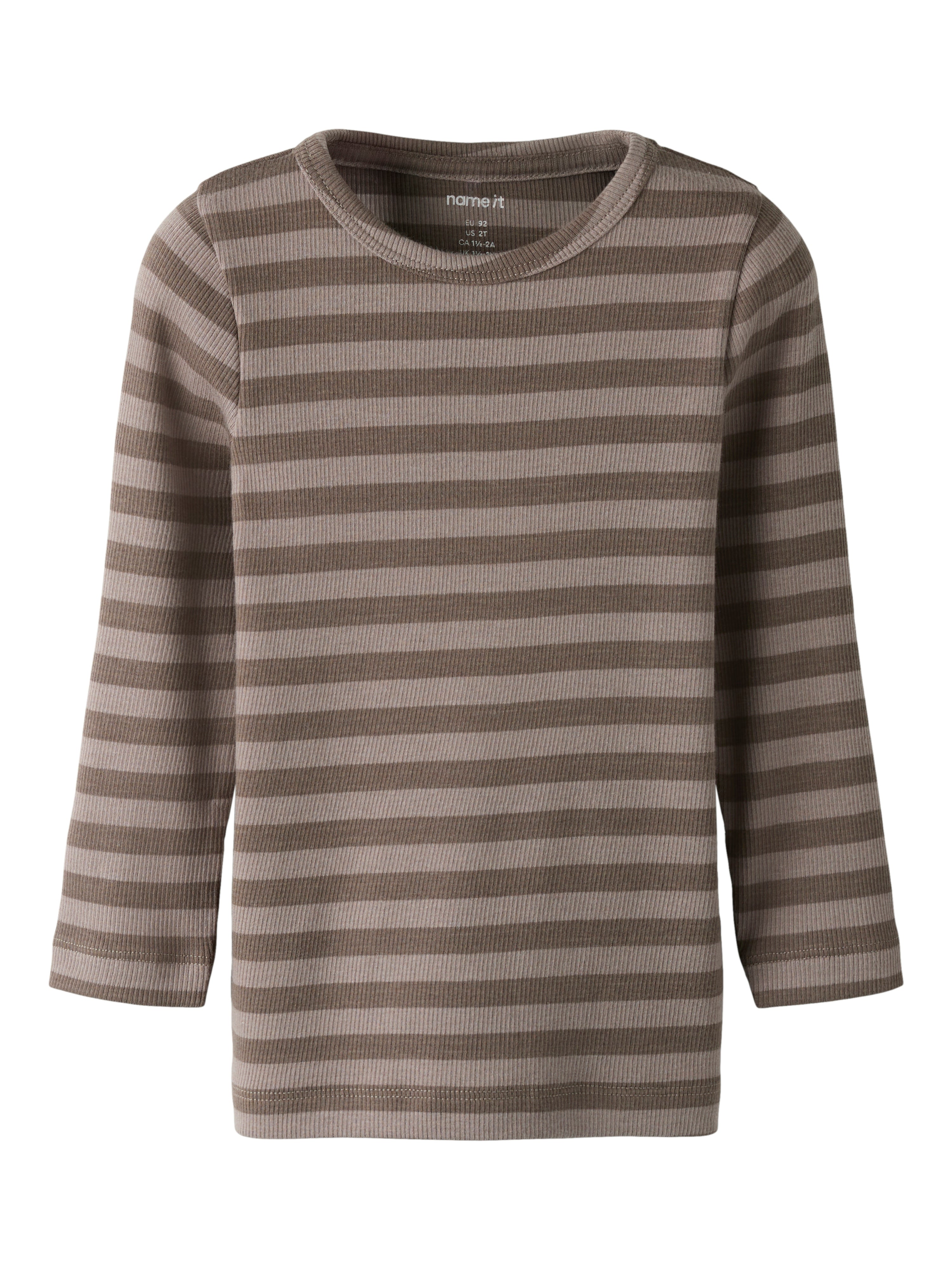 Name It Banio - Ls Shirt Noos - Morel/Satellite