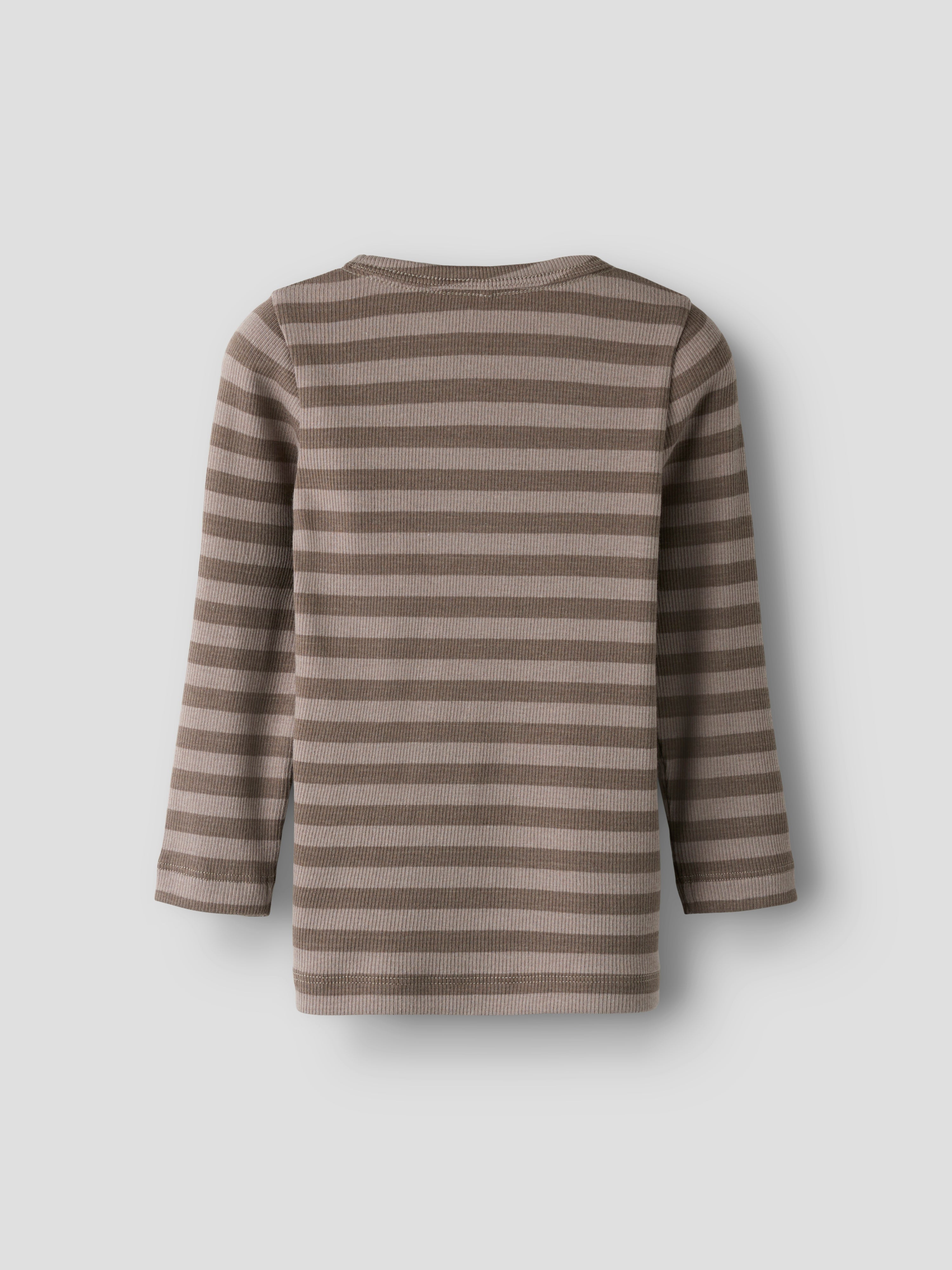 Name It Banio - Ls Shirt Noos - Morel/Satellite