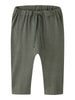 Name It Kab - Pants Noos - Dusty Olive Melange