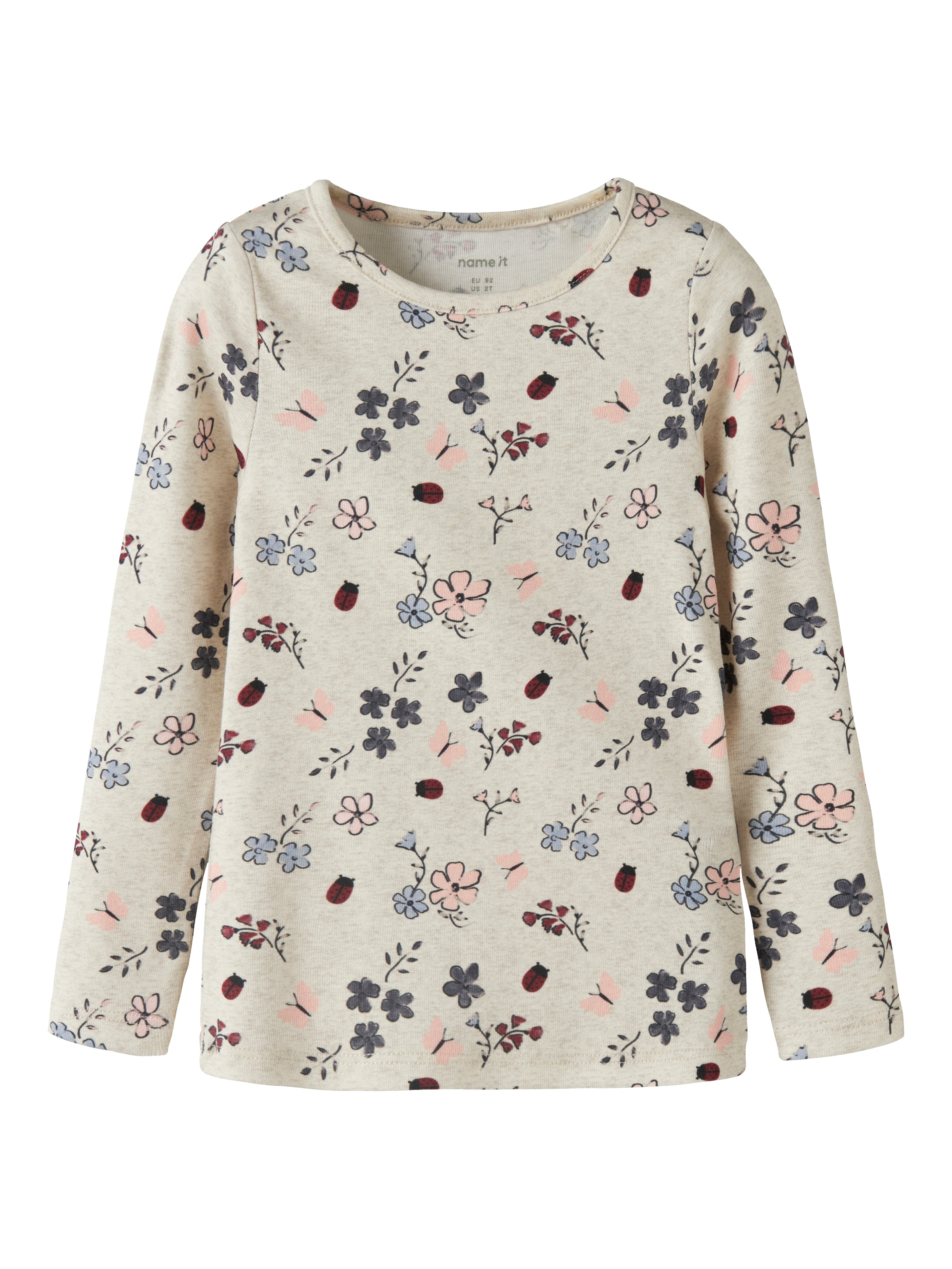 Name It Kamelia - LS Top - Peyote Melange