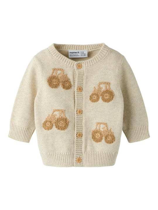 Name It London - LS Knit Cardigan - Peyote Melange