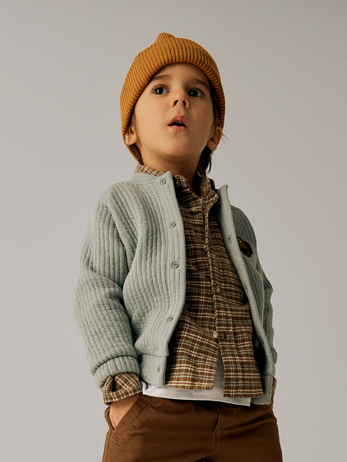 Name It Reko - LS Cardigan - Abyss