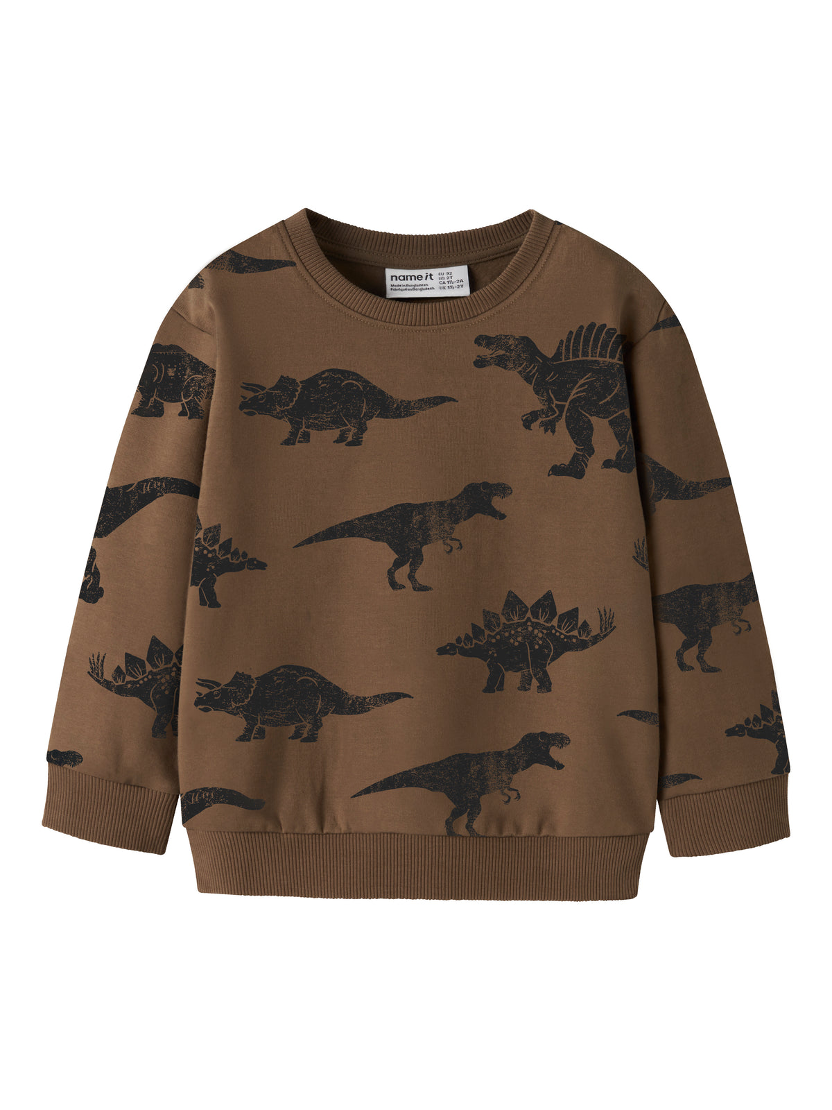 Name It Riva - LS Sweat - Sepia