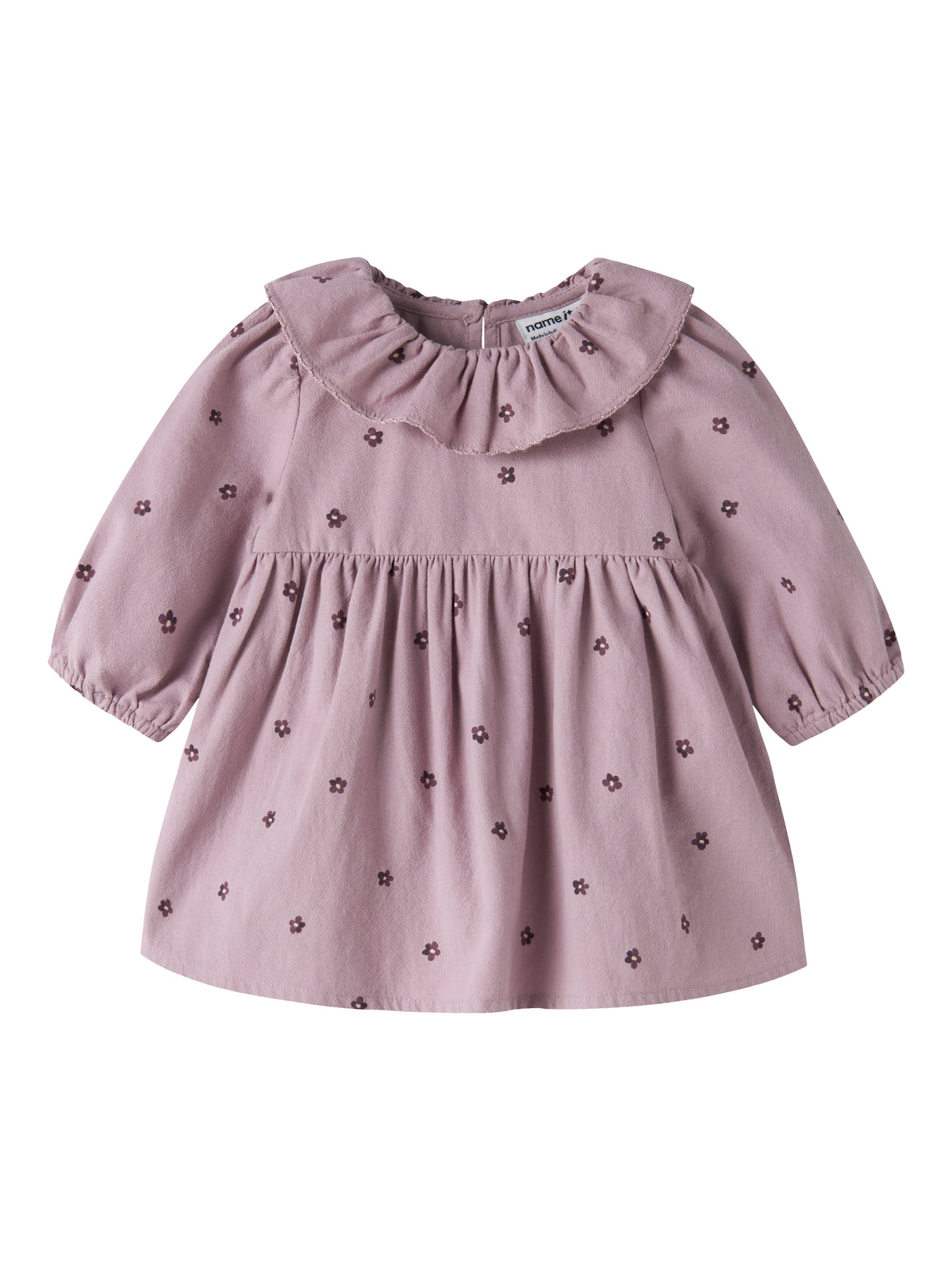 Name It Ryme - LS Dress - Mauve Shadows