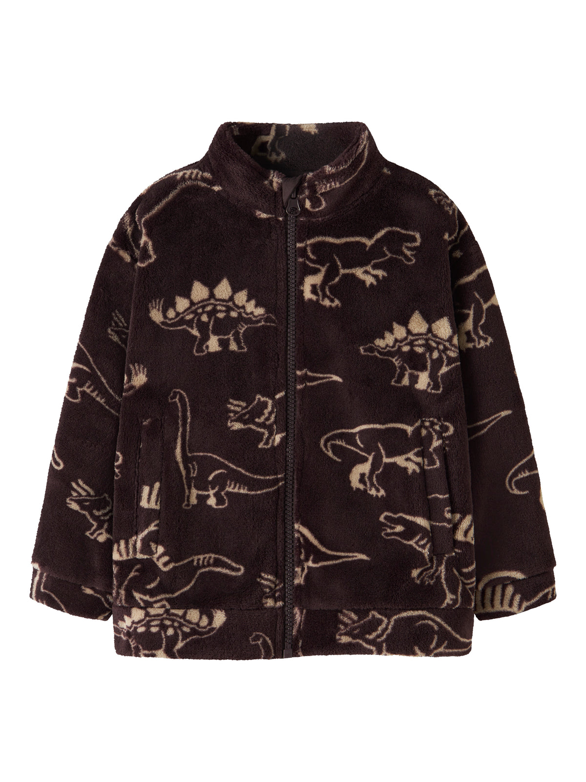 Name It Ricolaj - Teddy Cardigan - Chocolate Plum