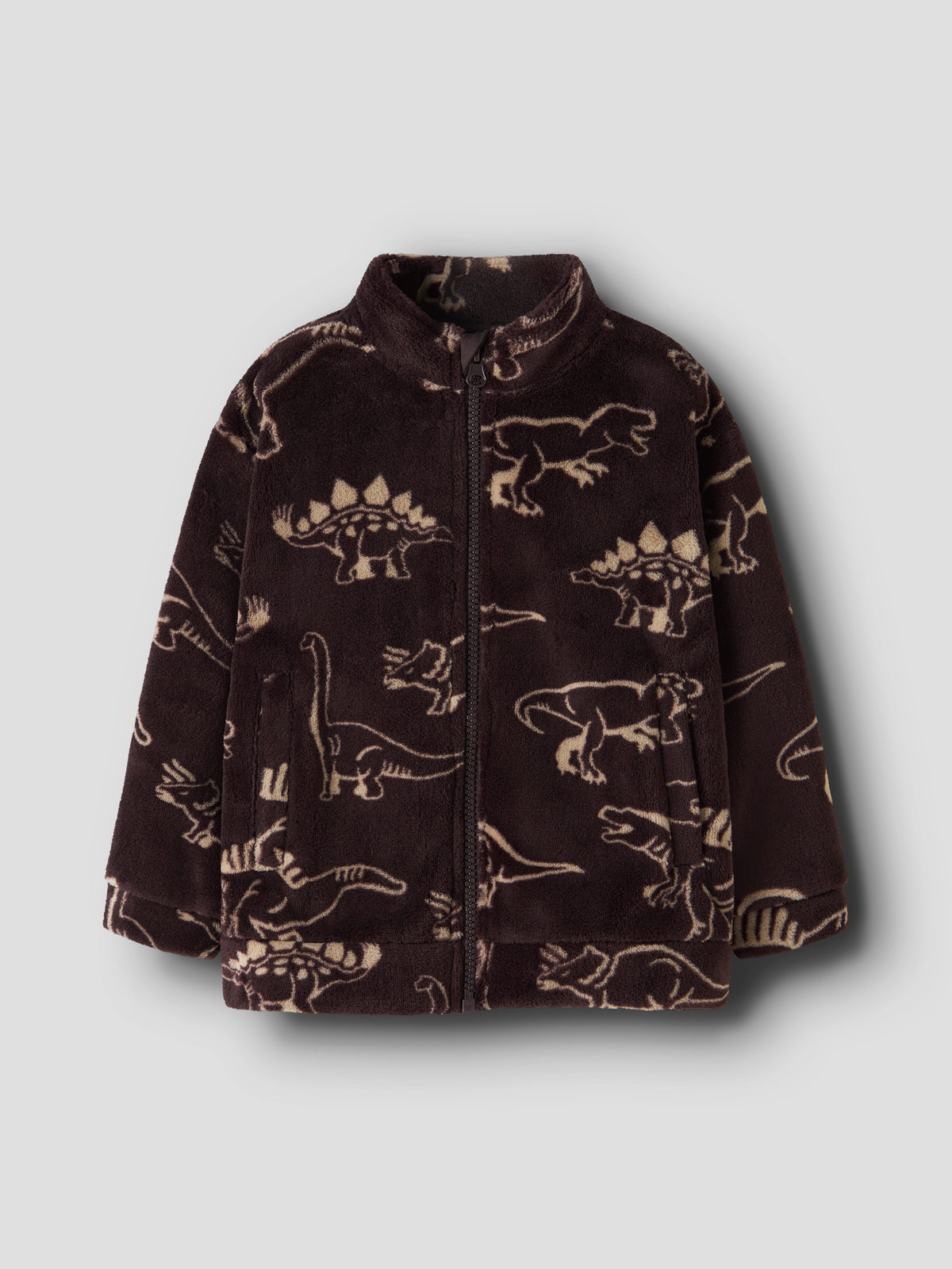 Name It Ricolaj - Teddy Cardigan - Chocolate Plum