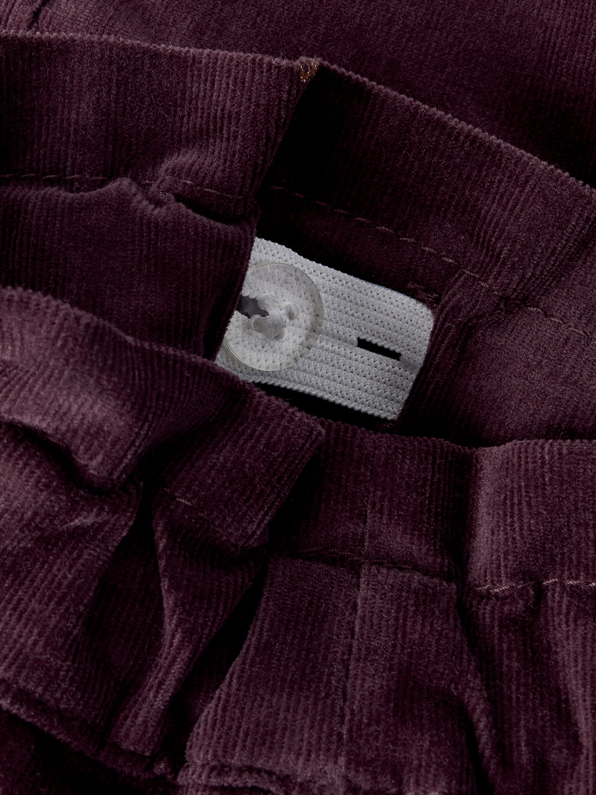 Name It Bella R - AOP Cord Pant - Catawba Grape / Glitter Bows
