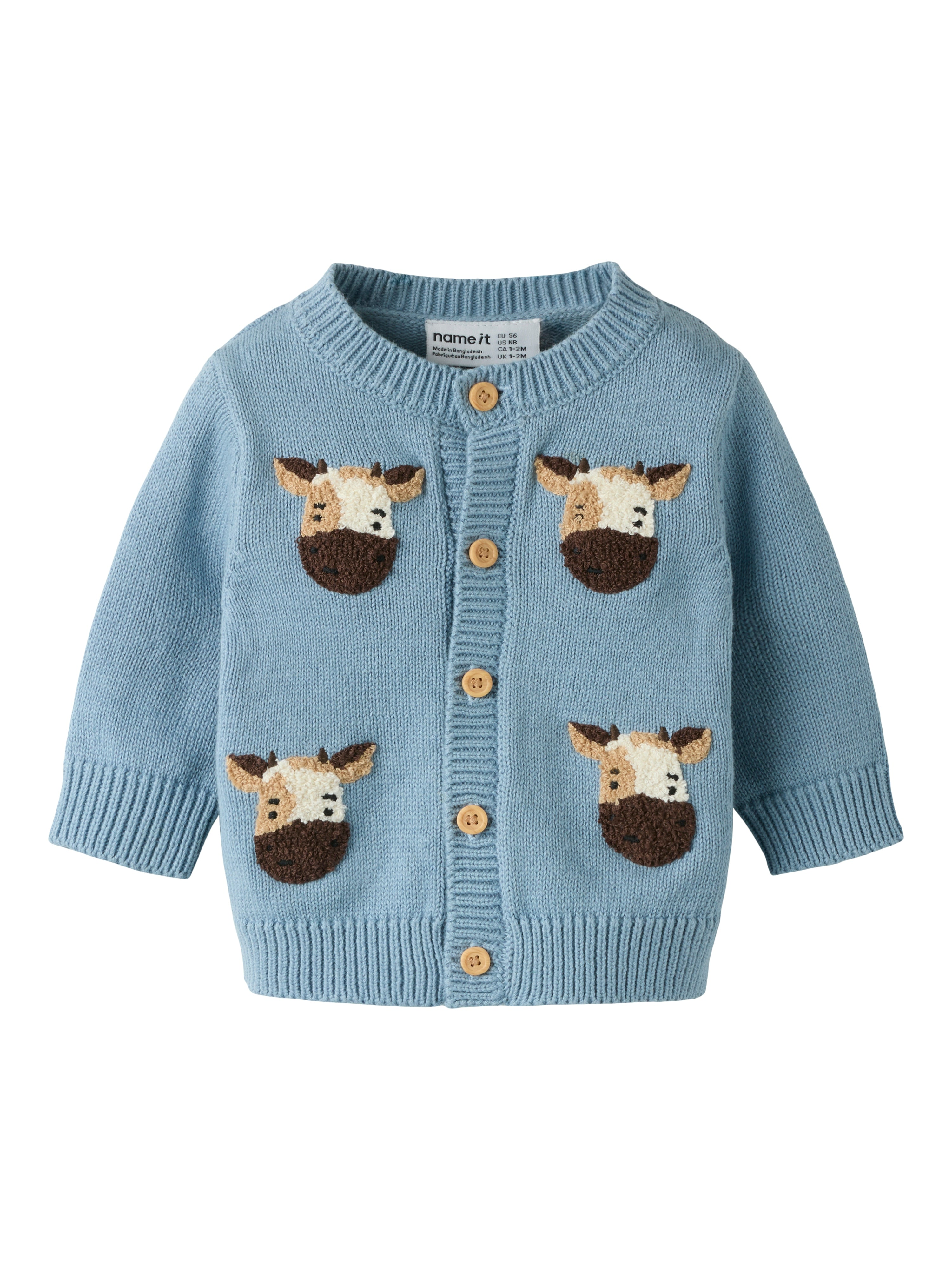 Name It London - LS Knit Cardigan - Ashley Blue