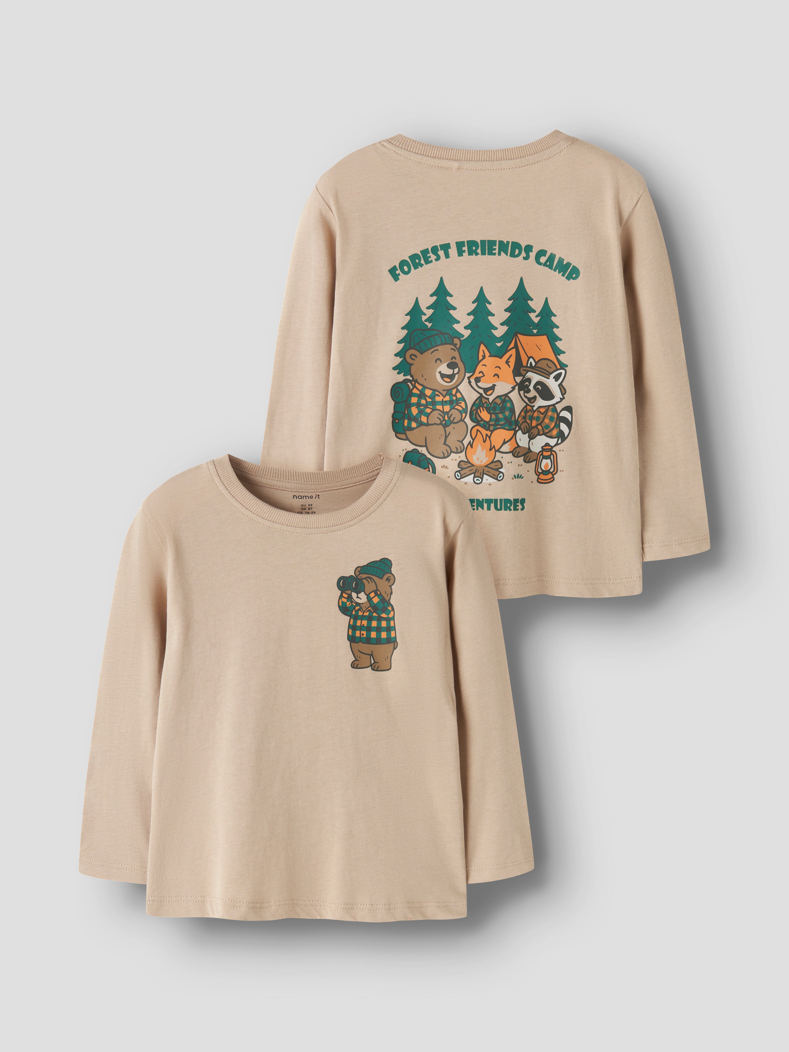 Name It Velix - LS Top - Sesame Bear