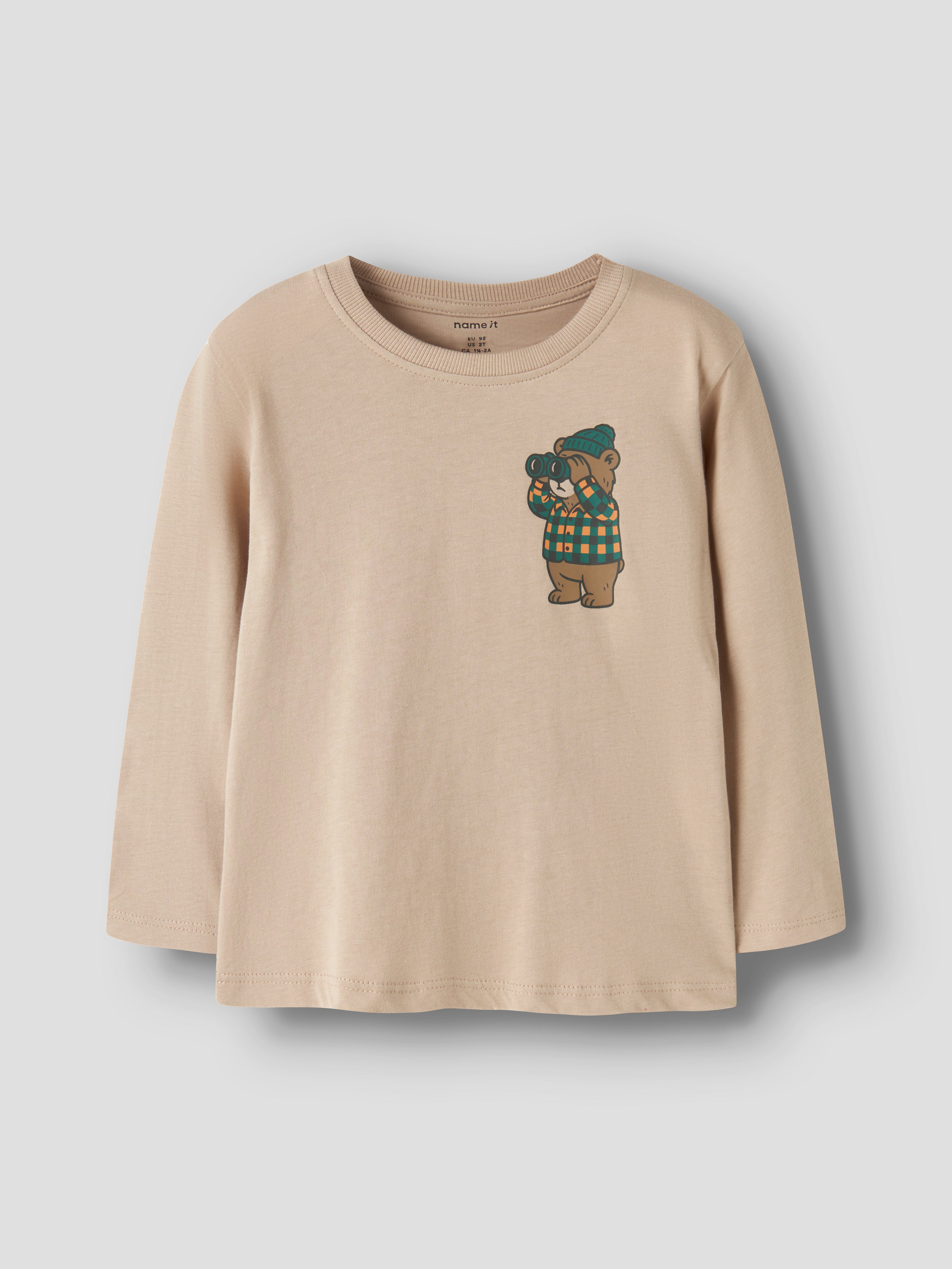 Name It Velix - LS Top - Sesame Bear