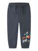 Name It - Vimo NREG AOP Swe Pant BRU - Ombre Blue / Tractors