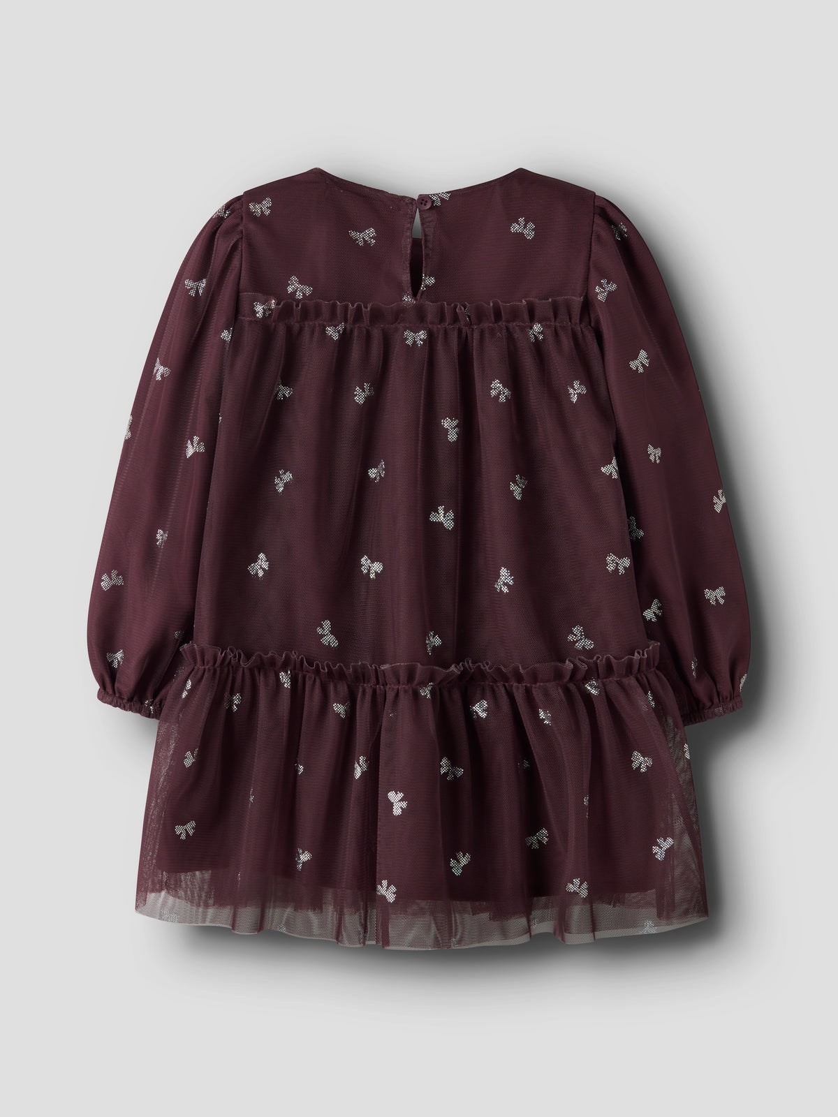 Name It Ramni - LS Dress - Catawba Grape