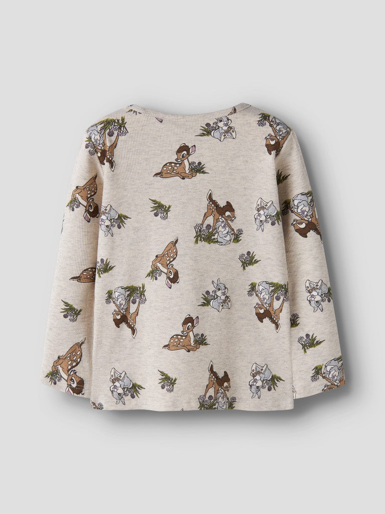 Name It Nonna - Bambi LS Top - Peyote Melange