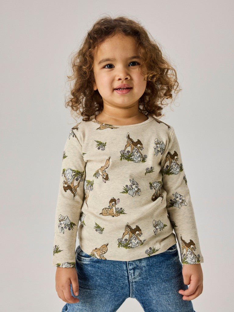 Name It Nonna - Bambi LS Top - Peyote Melange