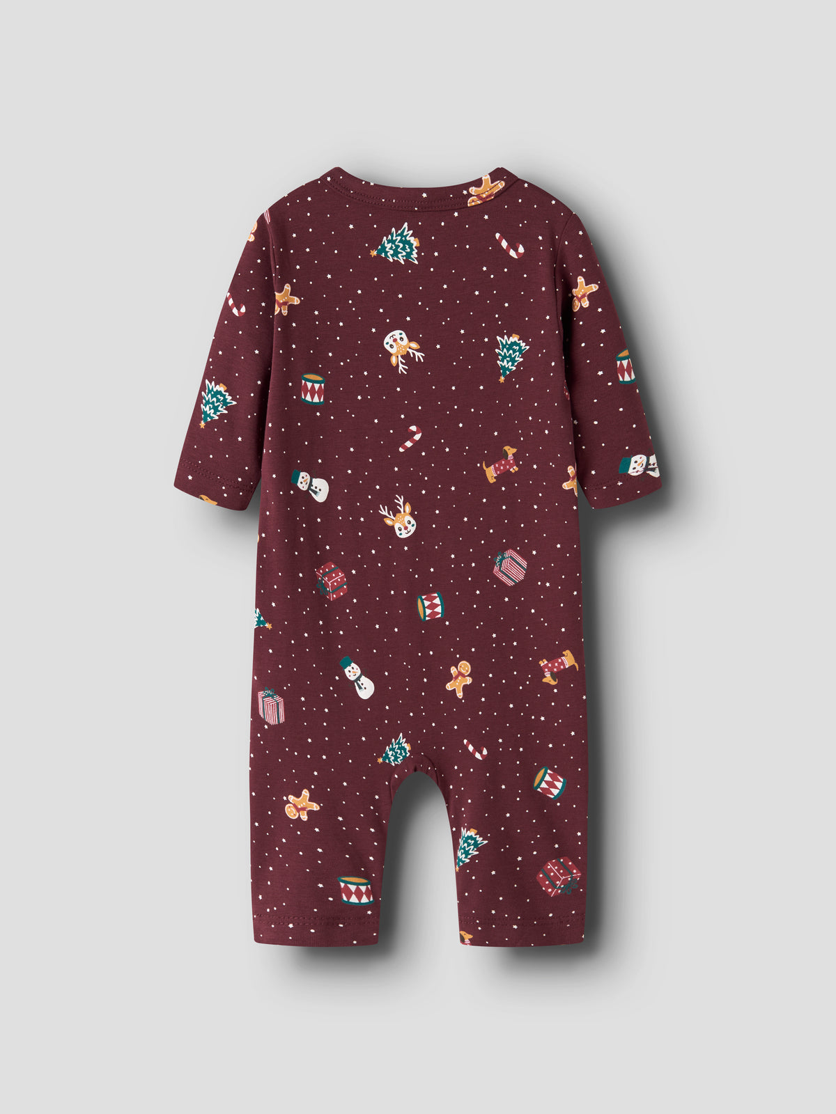 Name It Vismas Natdragt - Burgundy/Xmas