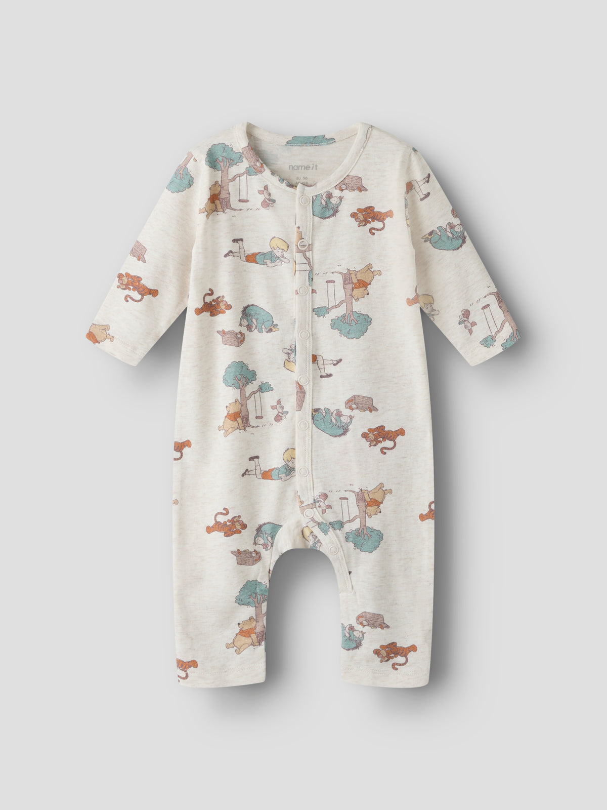 Name It Okis - Pooh LS Suit - Peyote Melange AOP