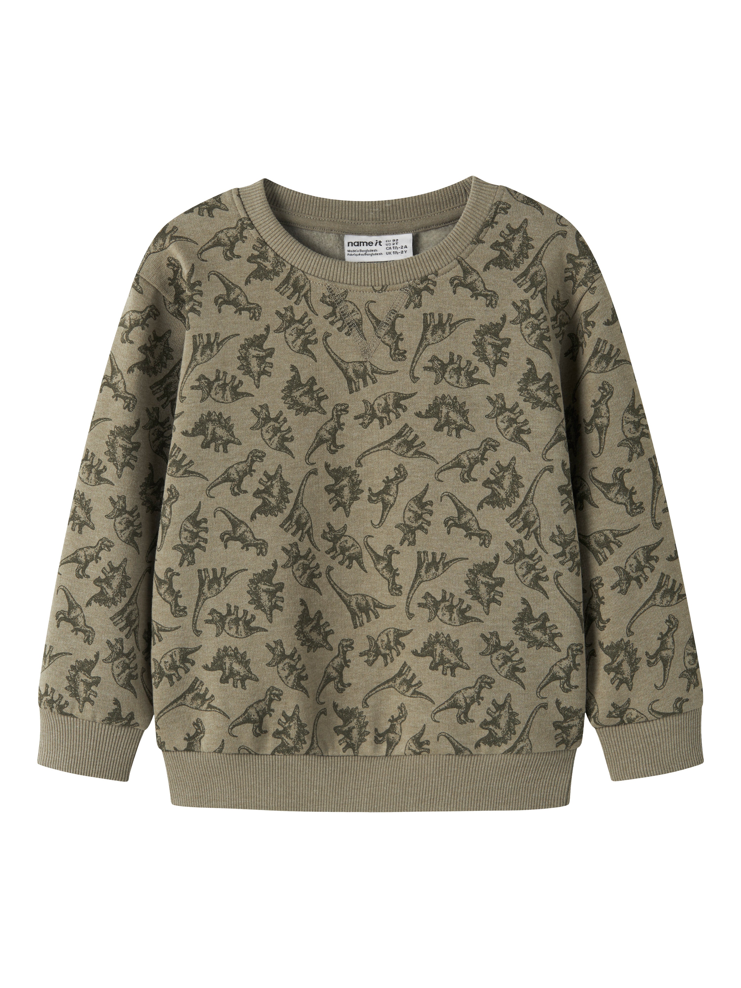 Name It - Vimo LS NREG AOP Sweat BRU - Mermaid / Dino