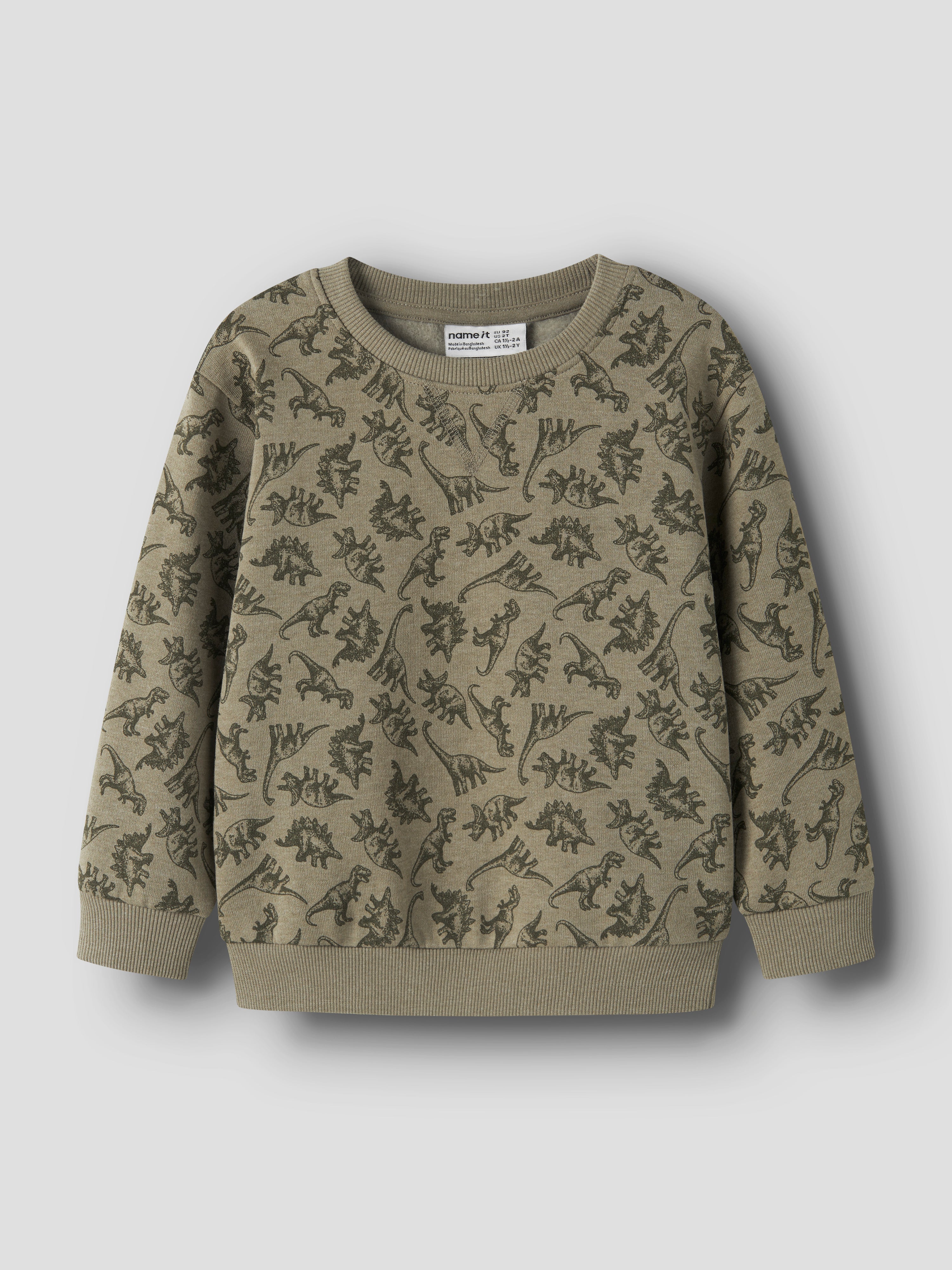 Name It - Vimo LS NREG AOP Sweat BRU - Mermaid / Dino
