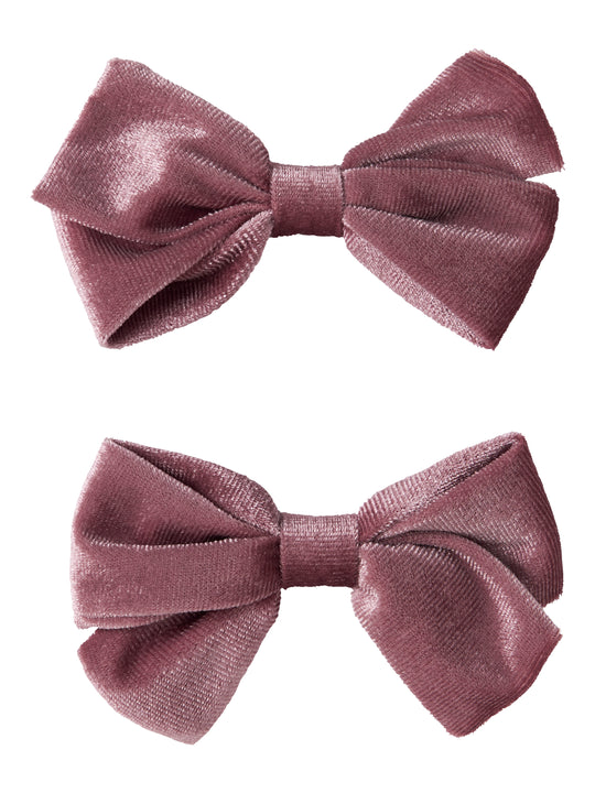 Name It Relvet - 2 pak Hairclips - Mauve Shadows