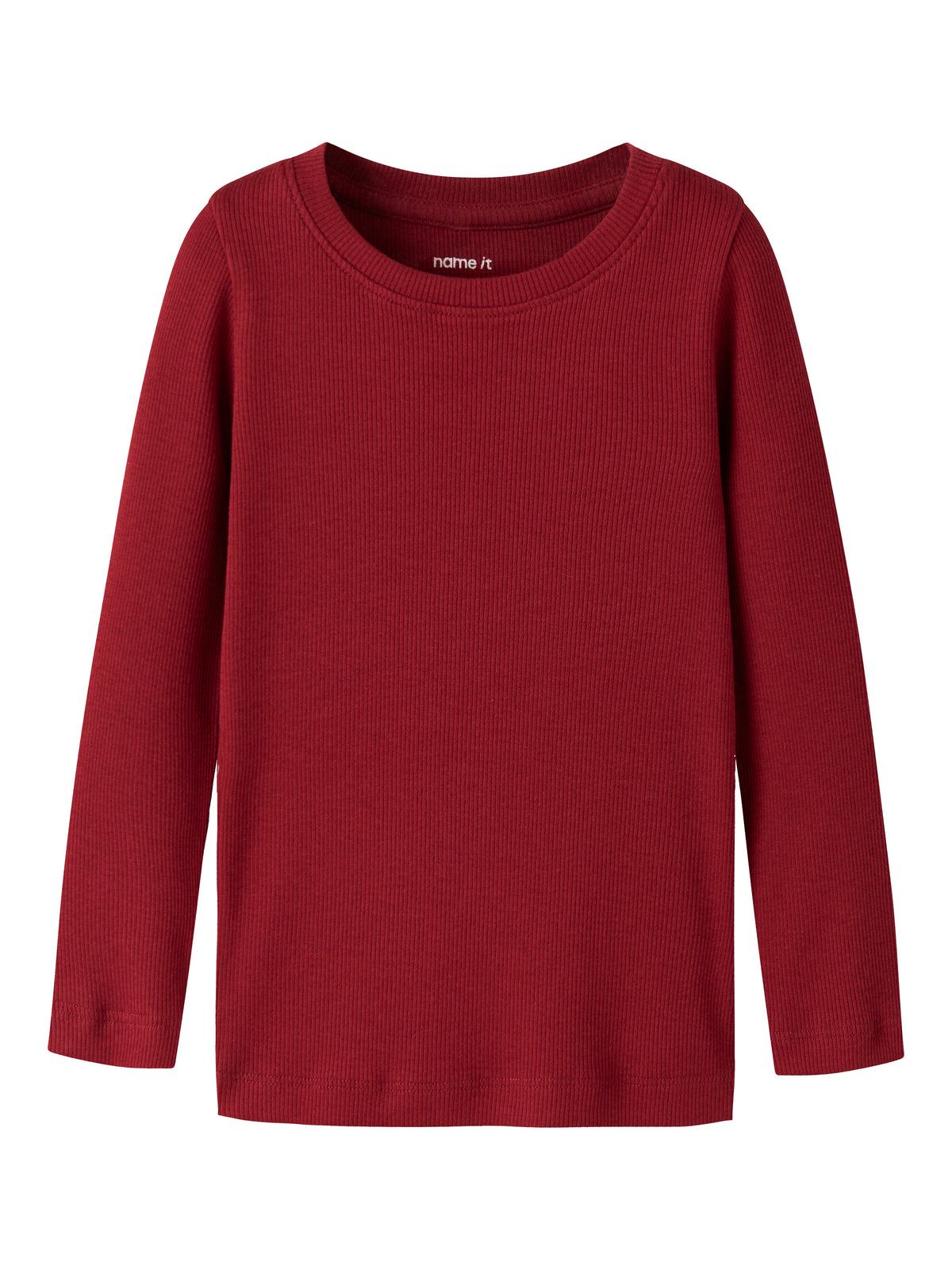 Name It Kab - LS Top - Red Dahlia