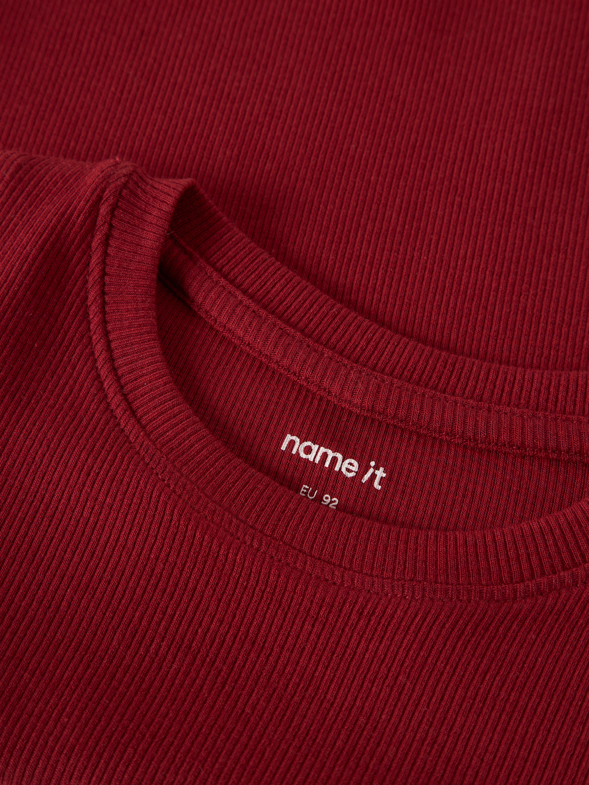 Name It Kab - LS Top - Red Dahlia