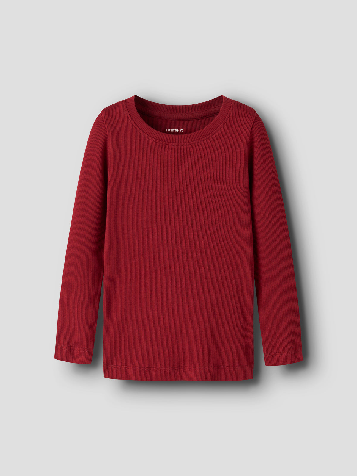 Name It Kab - LS Top - Red Dahlia